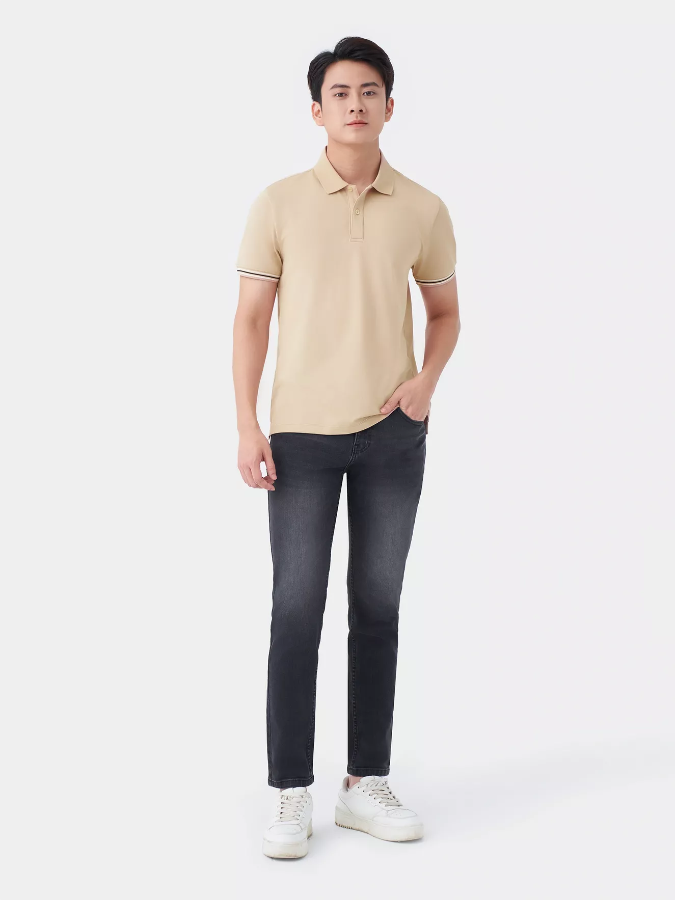 Quần Jean Nam Cotton 5S Fashion Slimfit QBD23025
