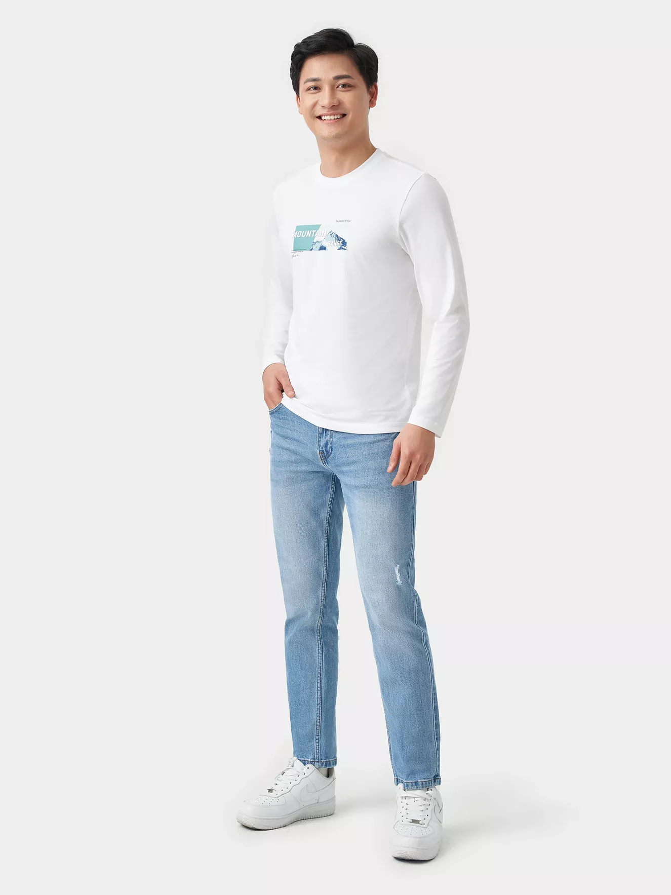 Quần Jean Nam Cotton 5S Fashion Phom Smart Fit QBD23026