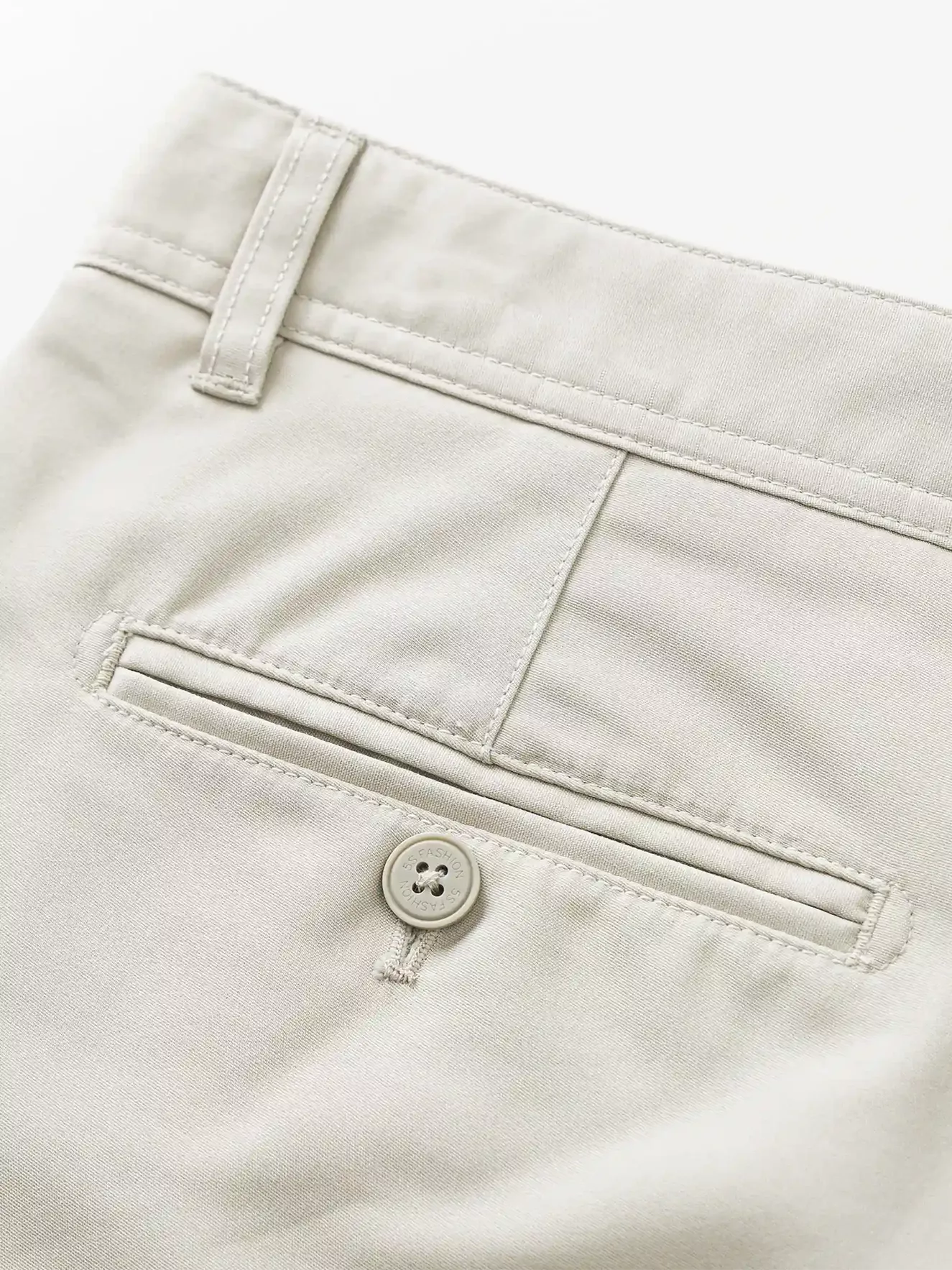 Quần Dài Nam Kaki 5S Fashion Trơn Phom Regular QKD23010