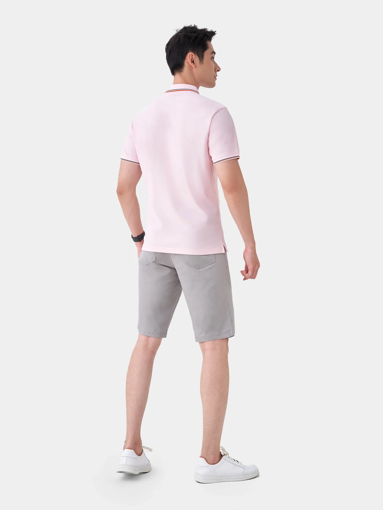 Áo Polo Nam 5S Fashion Thêu Chữ Slimfit APC23055