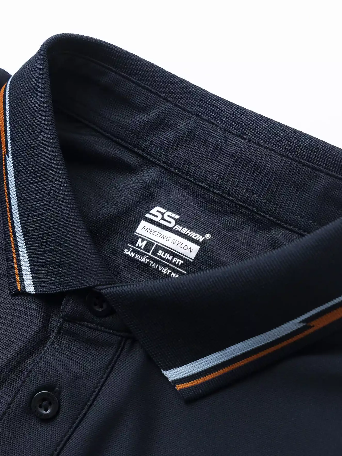 Áo Polo Nam 5S Fashion Thêu Chữ Slimfit APC23055