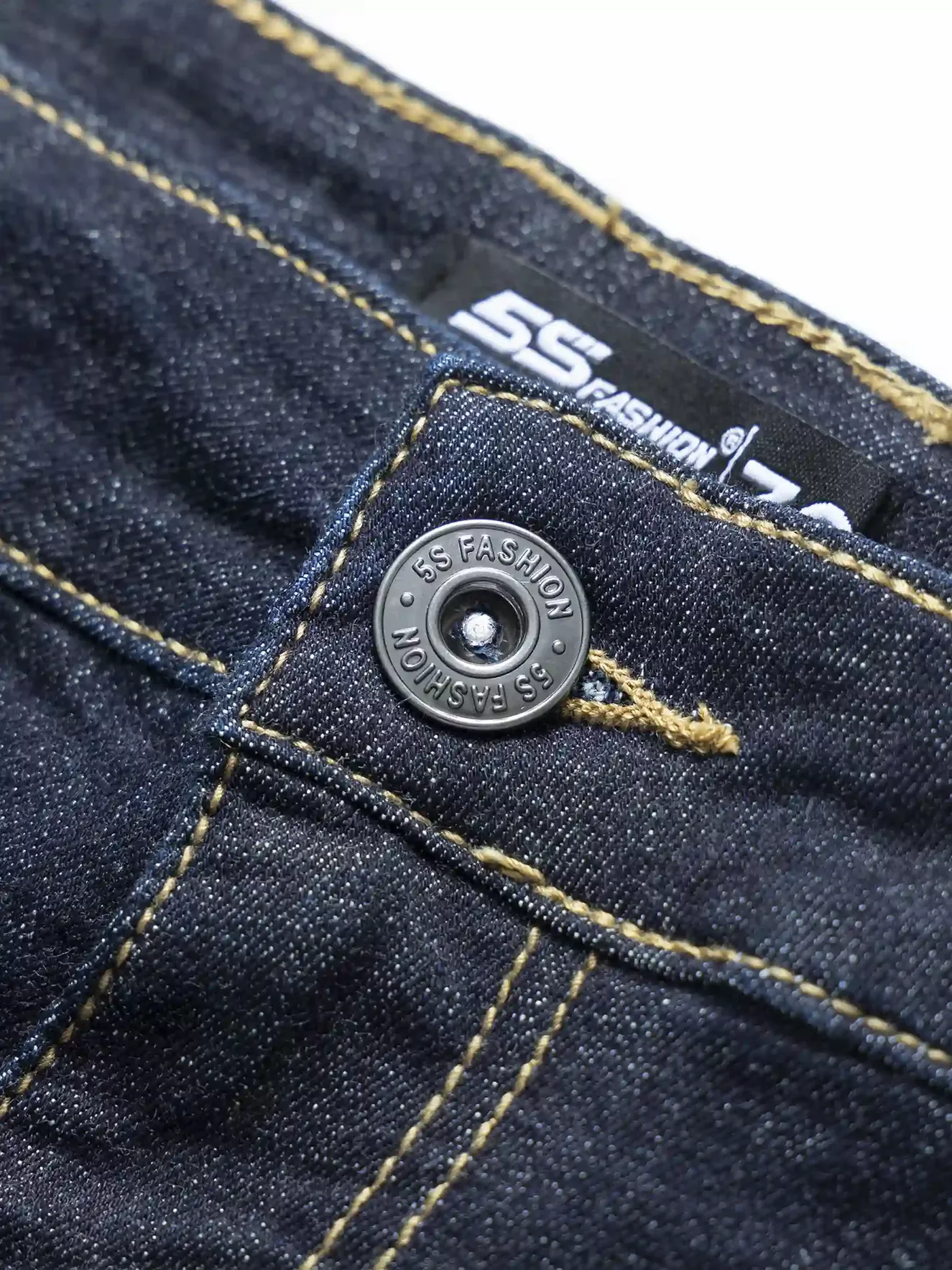 Quần Jean Nam 5S Fashion Cotton Trơn Slimfit QBD23010