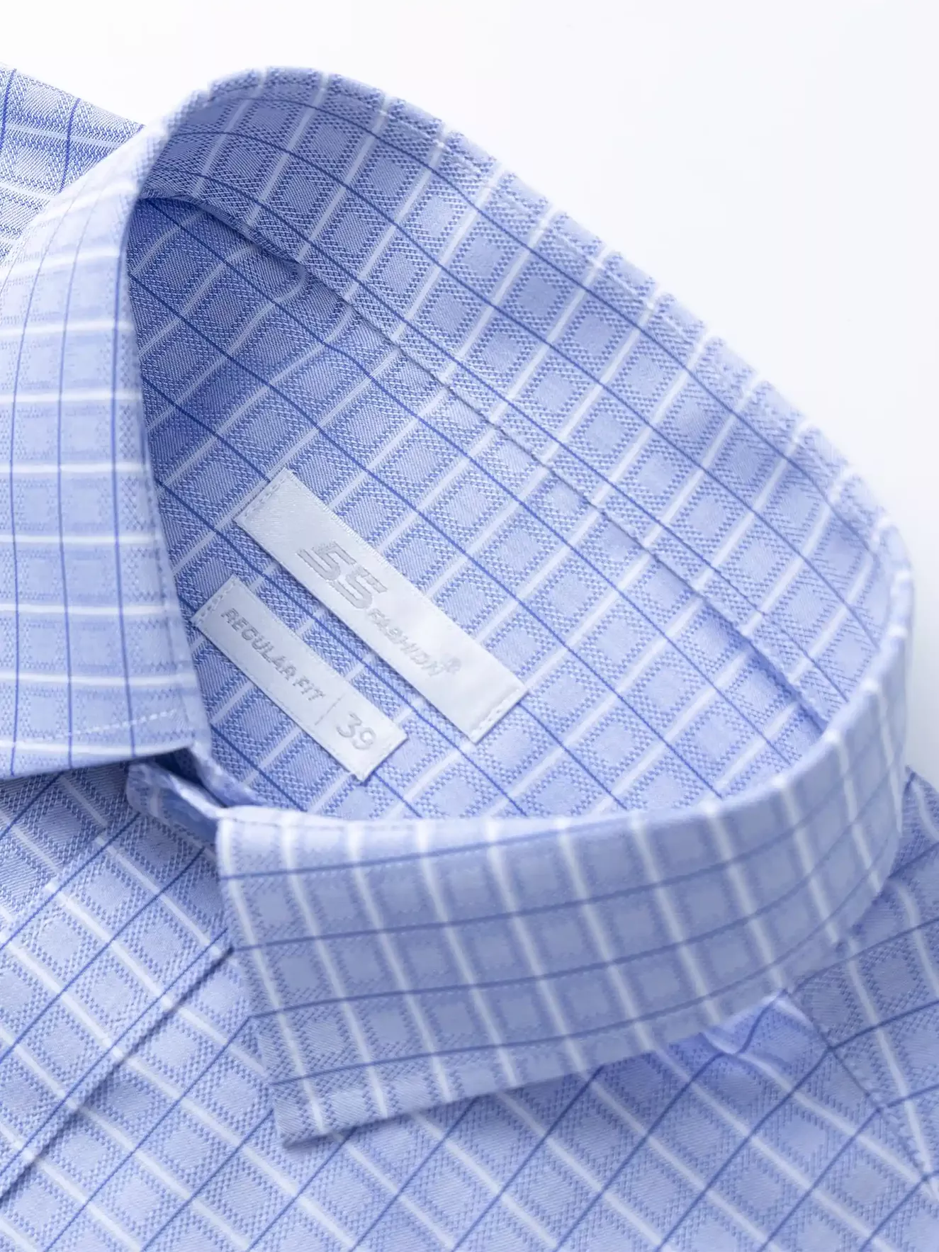 Áo Sơ Mi Nam Dài Tay 5S Fashion Xanh Biển Kẻ Có Túi SMD23209