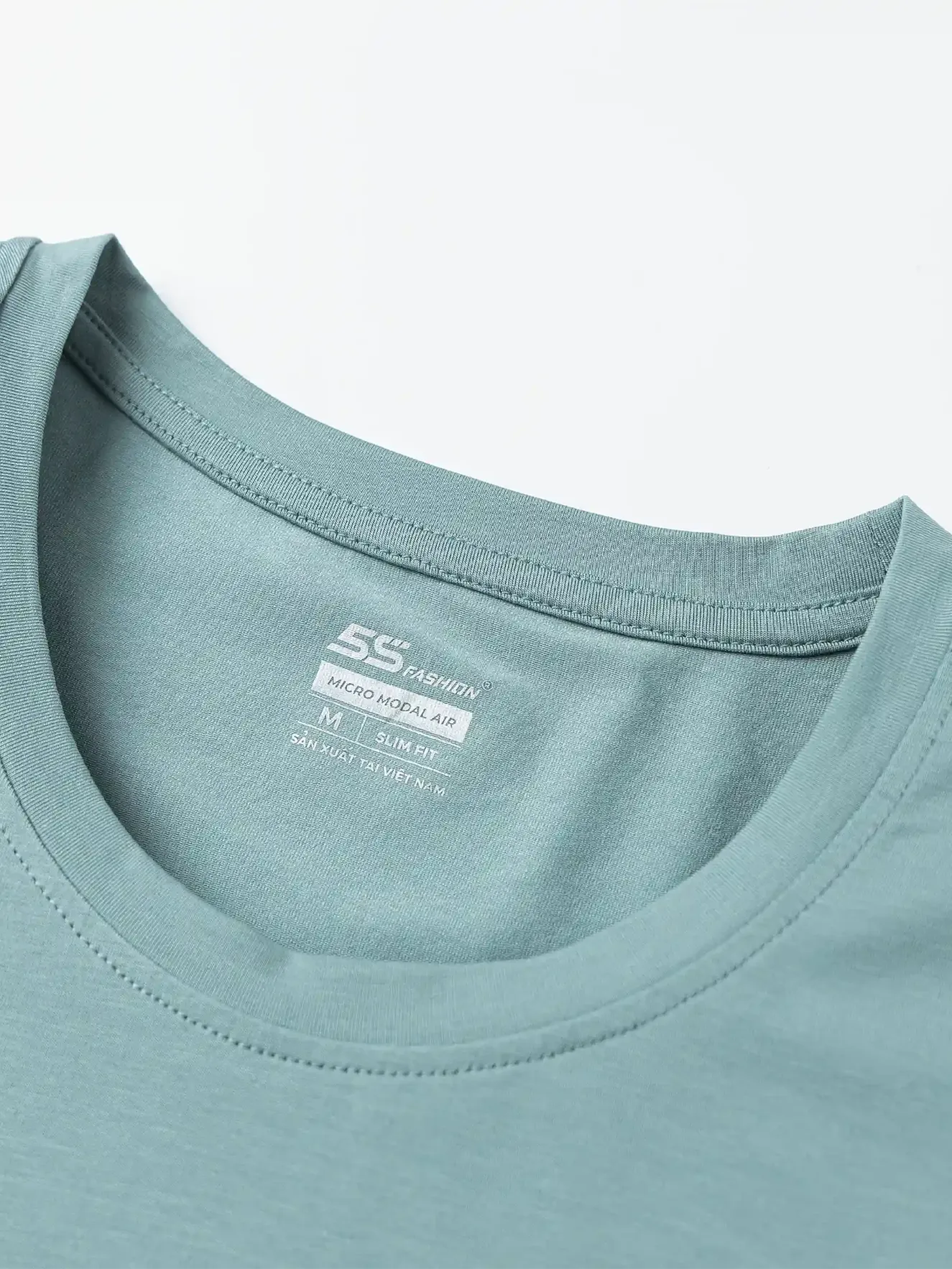 Áo Thun Nam Ngắn Tay 5S Fashion Slimfit In Chữ TSO23029