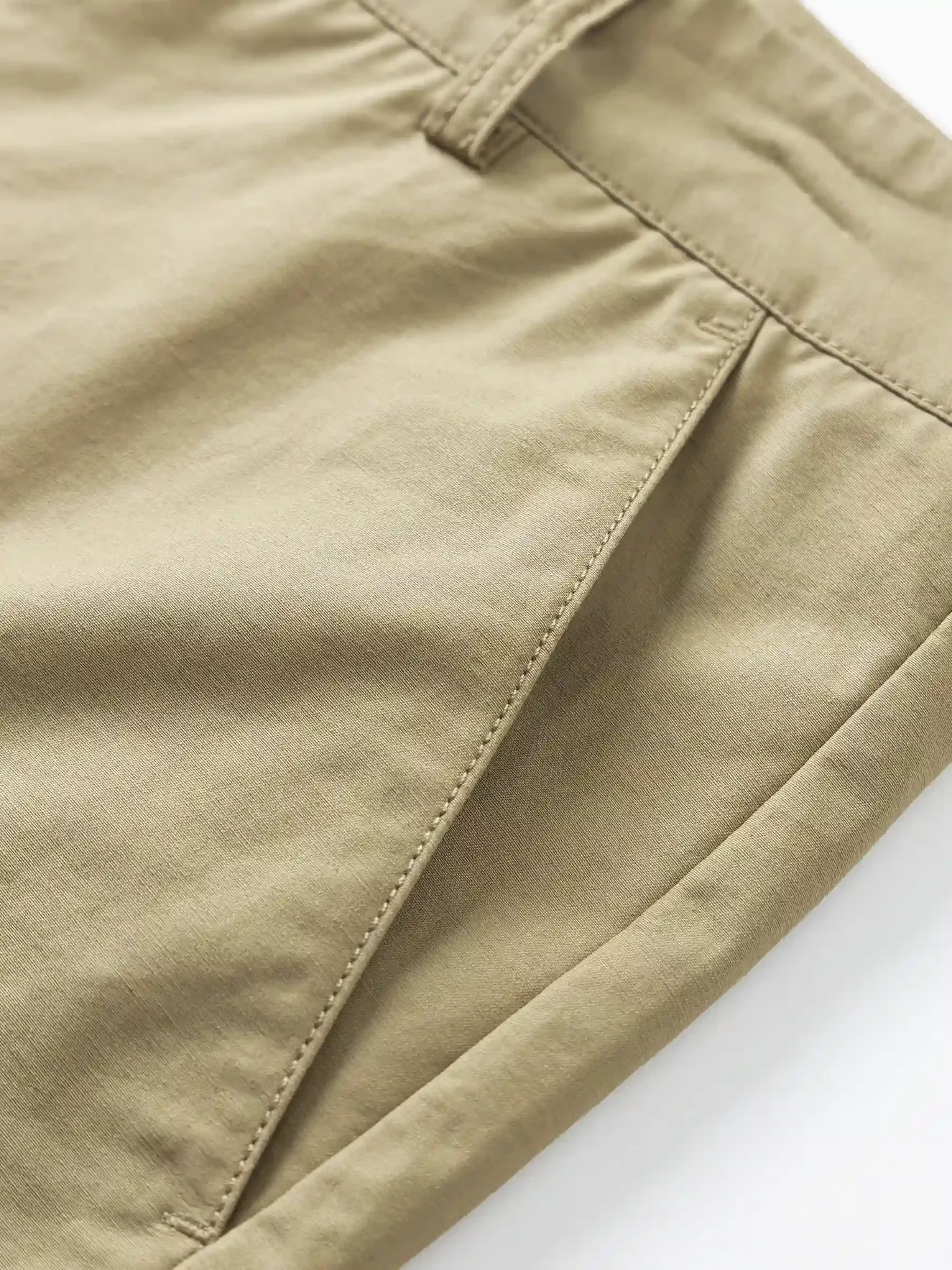 Quần Short Kaki Nam 5S Fashion Trơn Slimfit QSK24004