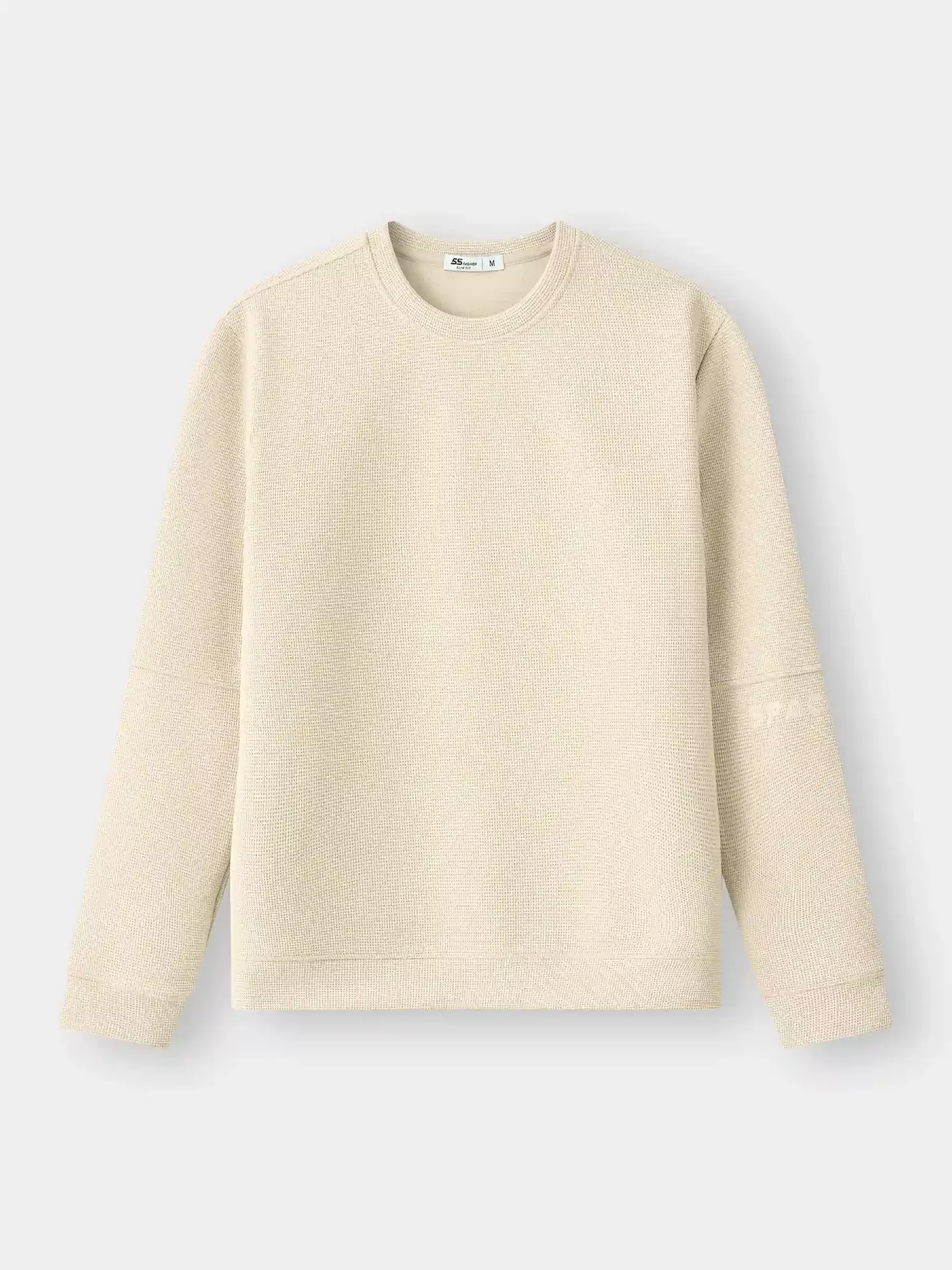 Áo Nỉ Nam 5S Fashion Vải Hiệu Ứng Phom Slimfit M0ANI25002