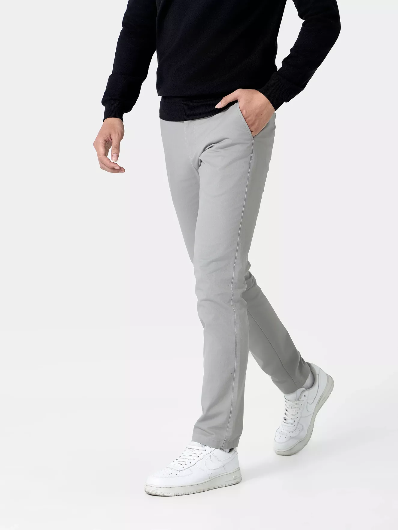 Quần Dài Kaki Nam 5S Fashion Basic Phom Slimfit QKK24111