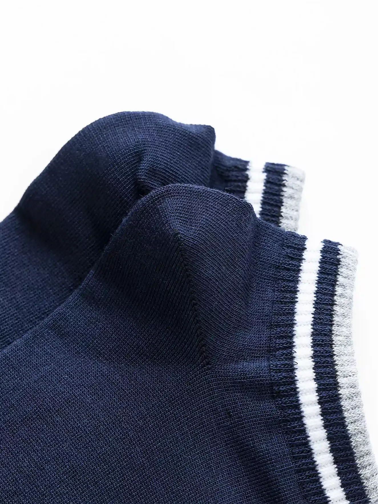 Tất Nam 5S Fashion Cổ Ngắn Dệt Kẻ Modal TAT23012