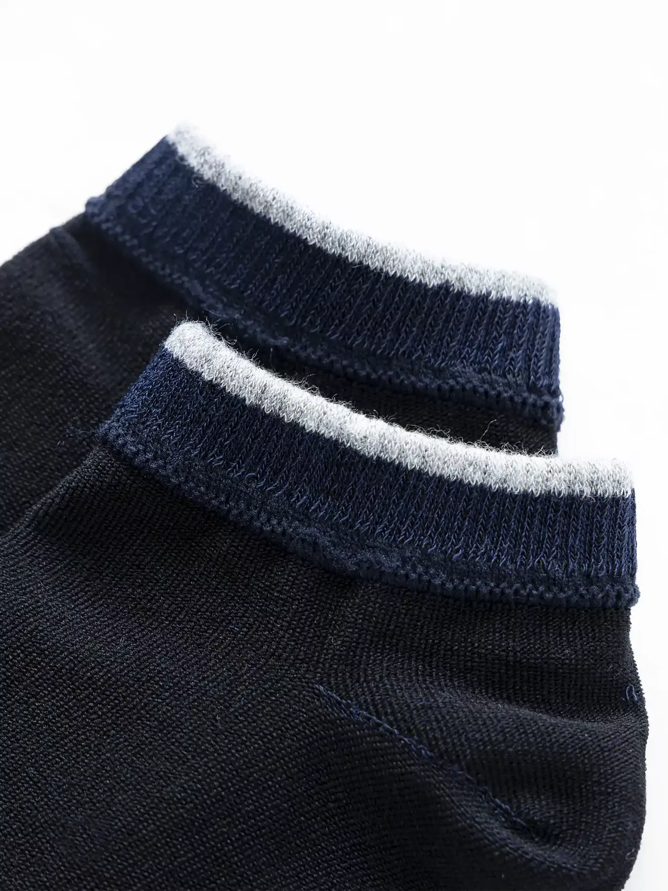 Tất Nam 5S Fashion Cổ Ngắn Dệt Kẻ Modal TAT23012