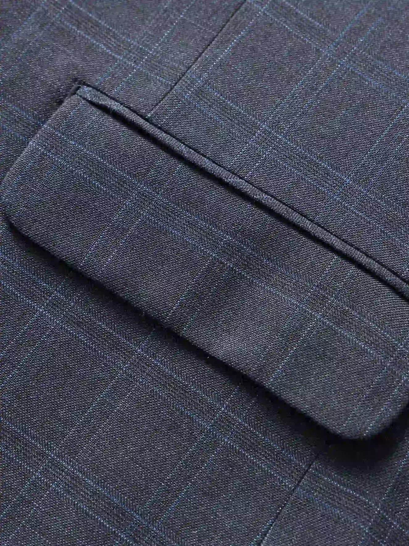 Áo Blazer Nam 5S Fashion Dệt Kẻ Caro Sang Trọng Slimfit ABZ23001