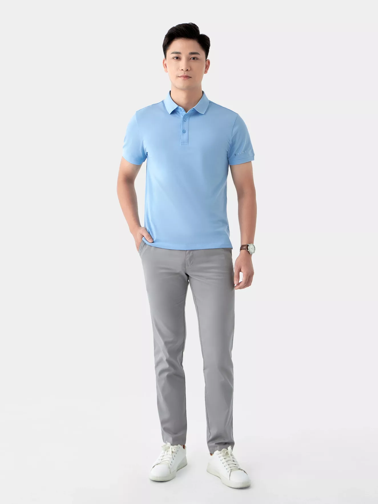 Áo Polo Nam 5S Fashion Trơn Slimfit APC24026
