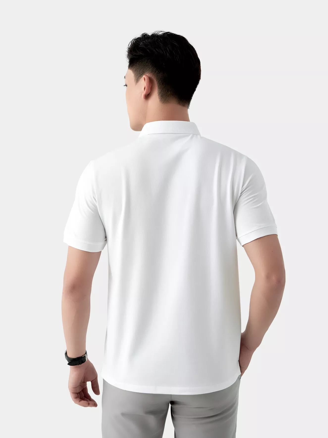Áo Polo Nam 5S Fashion Phối Họa Tiết Casual APC24045