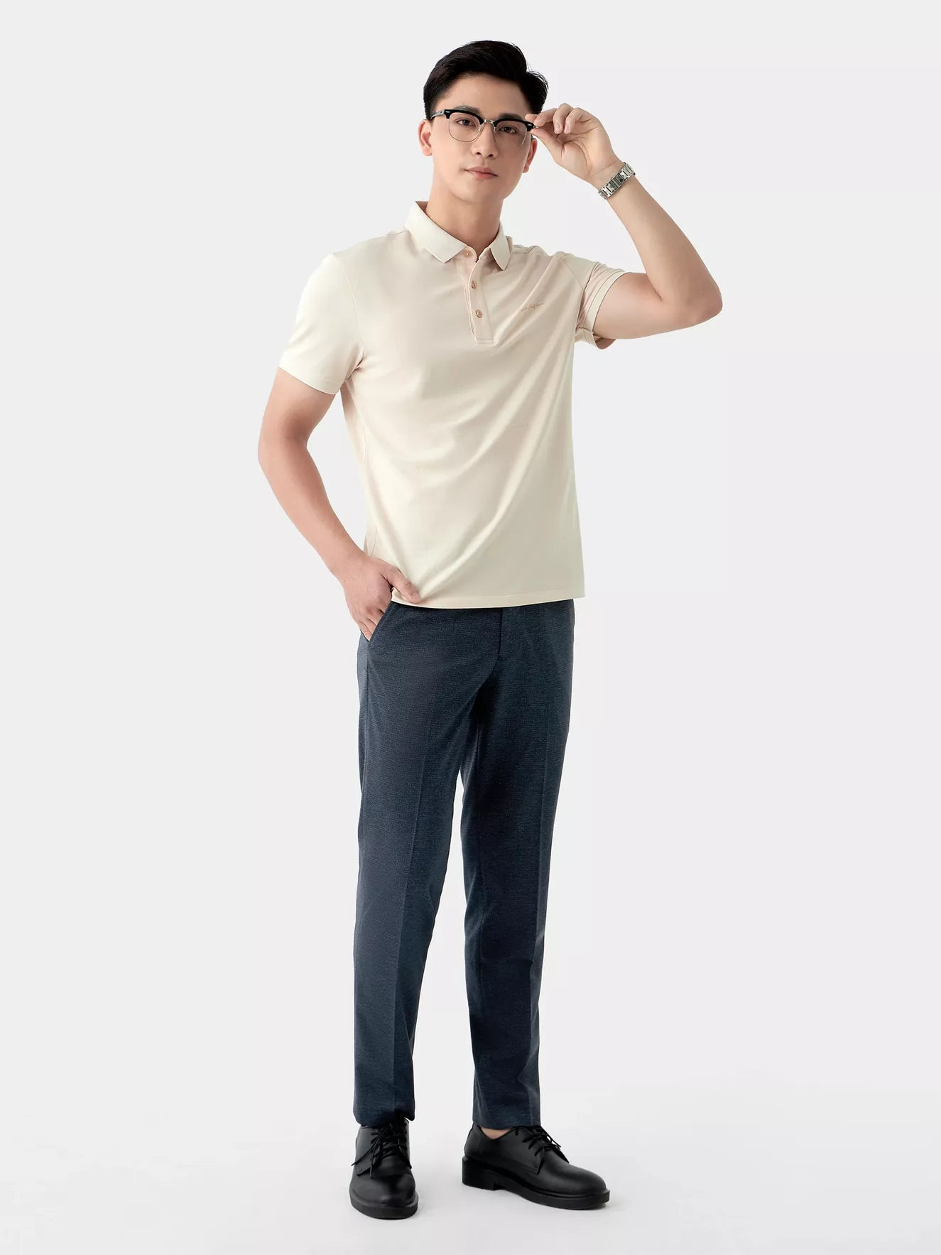 Áo Polo Nam 5S Fashion In Tràn APC24028