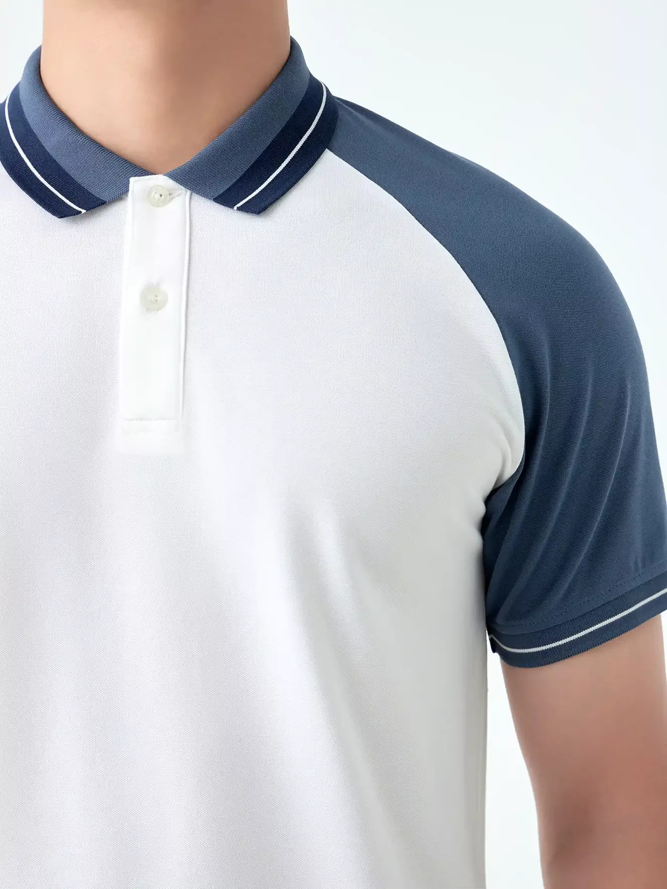 Áo Polo Nam 5S Fashion Tay Raglan Slimfit APC24041