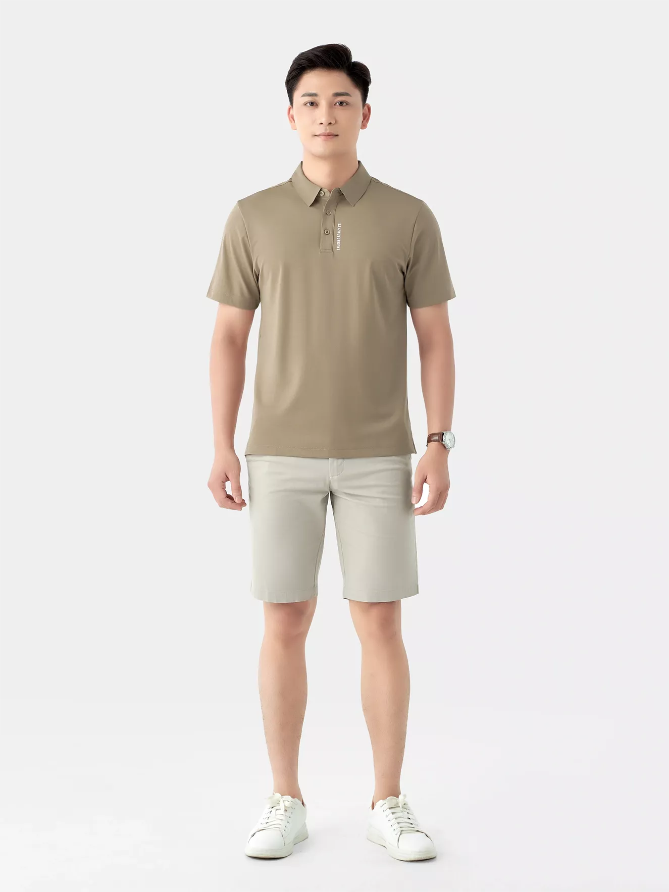 Áo Polo Nam 5S Fashion In Chữ Phom Regular APC24022