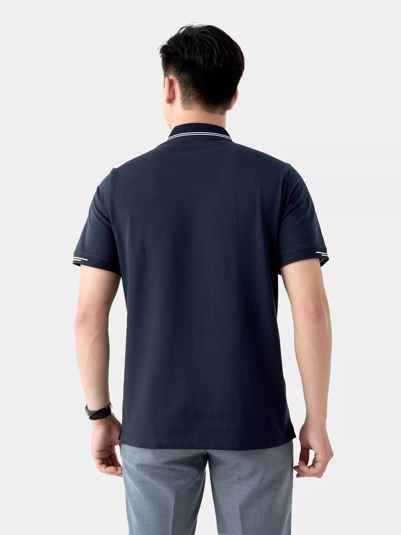 Áo Polo Nam 5S Fashion Họa Tiết Casual Fit APC24044