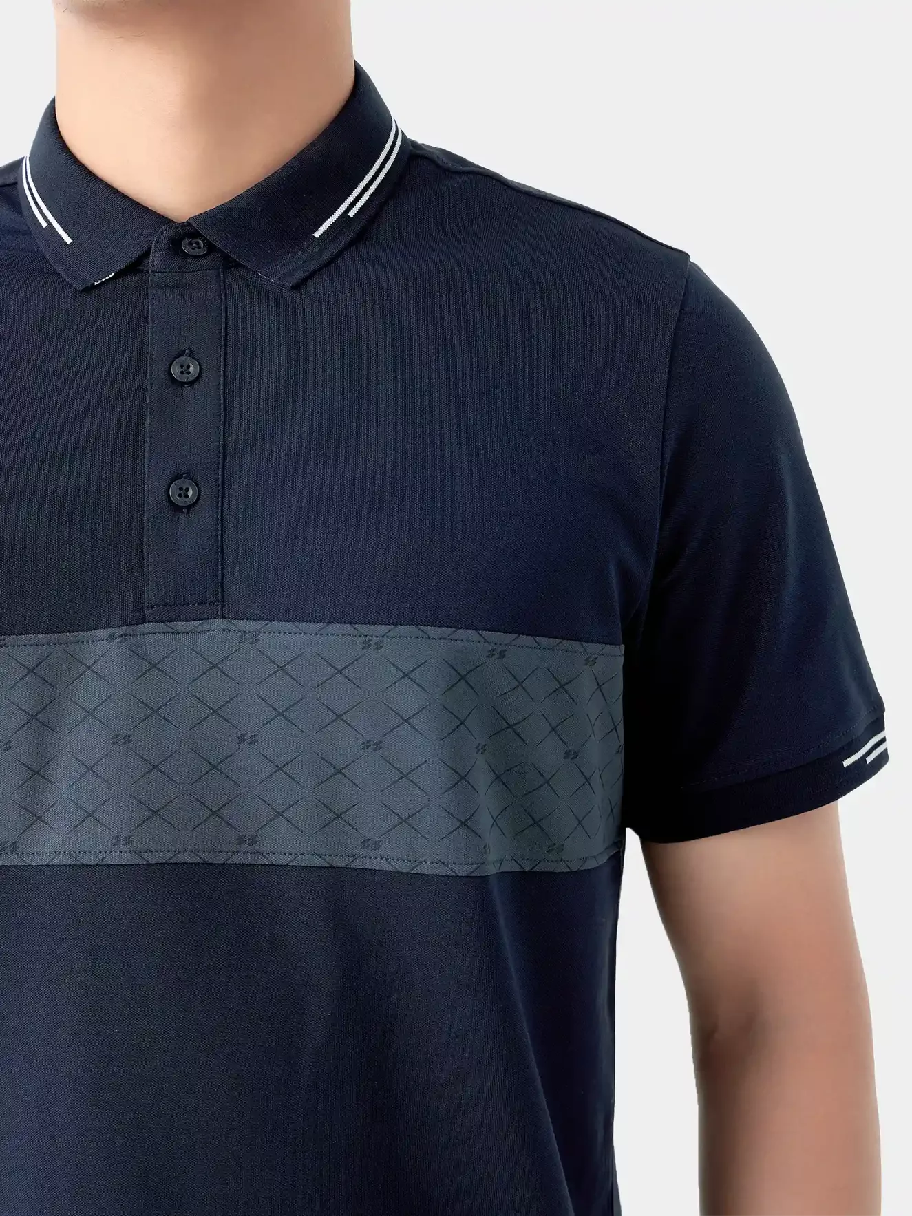 Áo Polo Nam 5S Fashion Họa Tiết Casual Fit APC24044