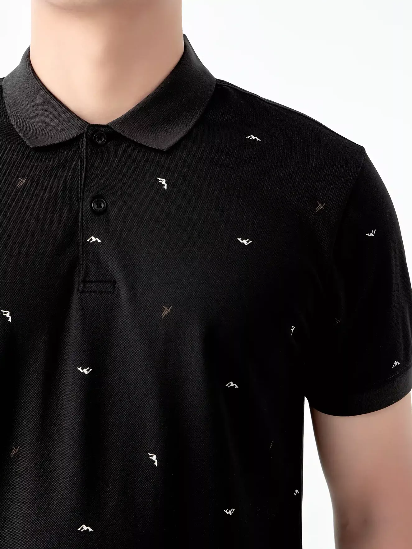 Áo Polo Nam 5S Fashion Họa Tiết In Tràn Slimfit APC24046