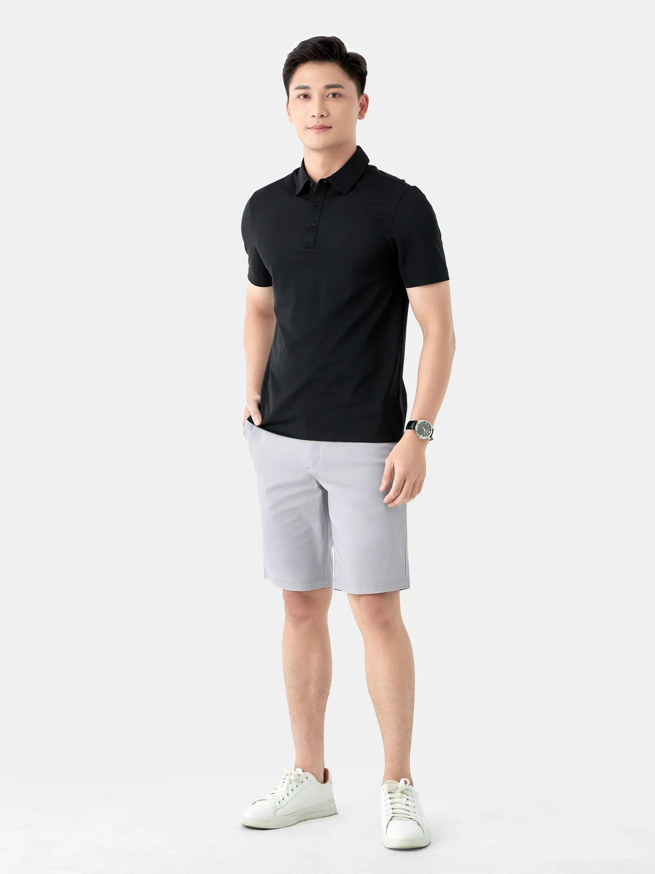 Áo Polo Nam 5S Fashion Trơn Basic Regular APC24076