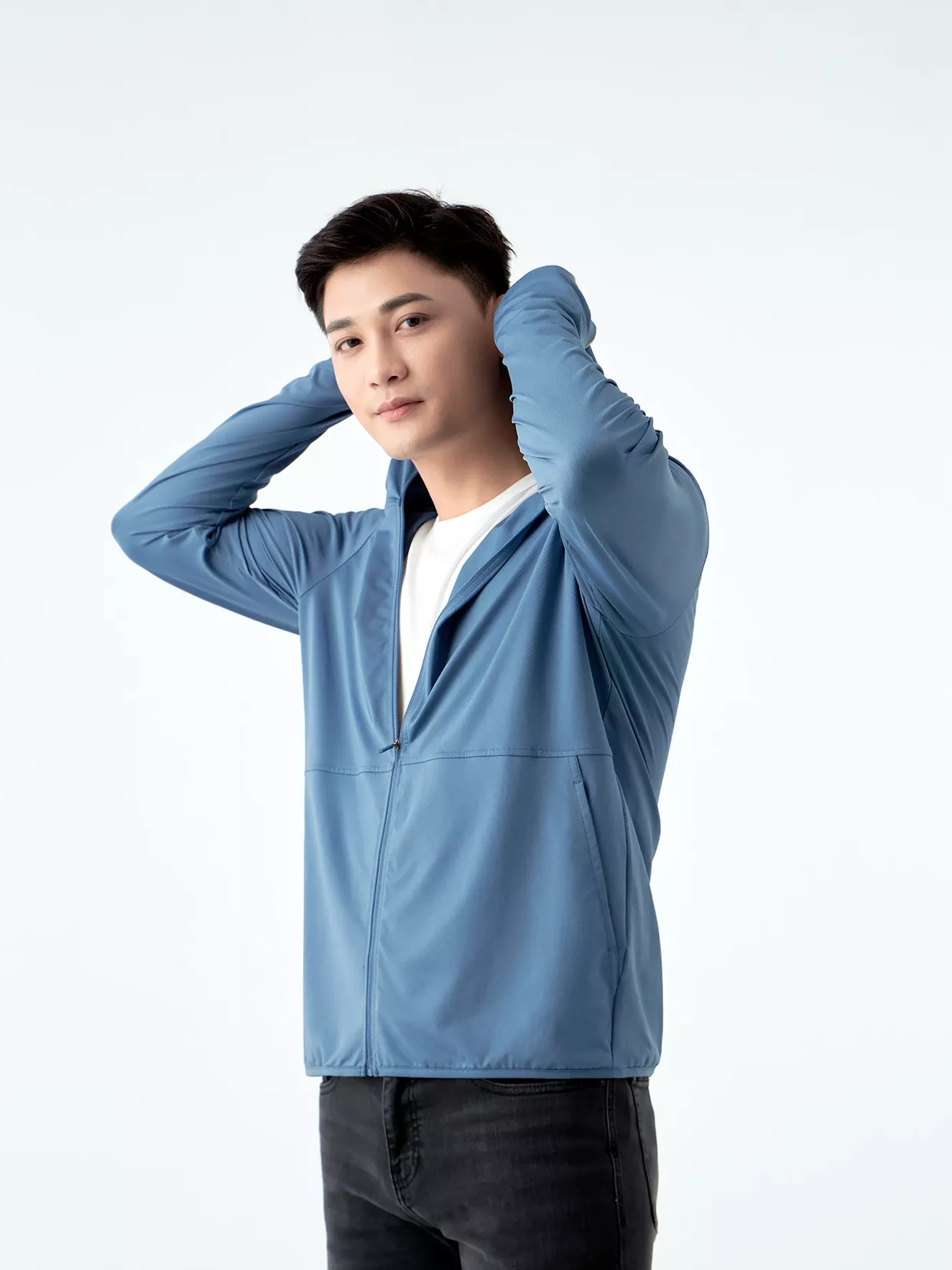 Áo Chống Nắng Nam 5S Fashion Trơn Regular ACN24003