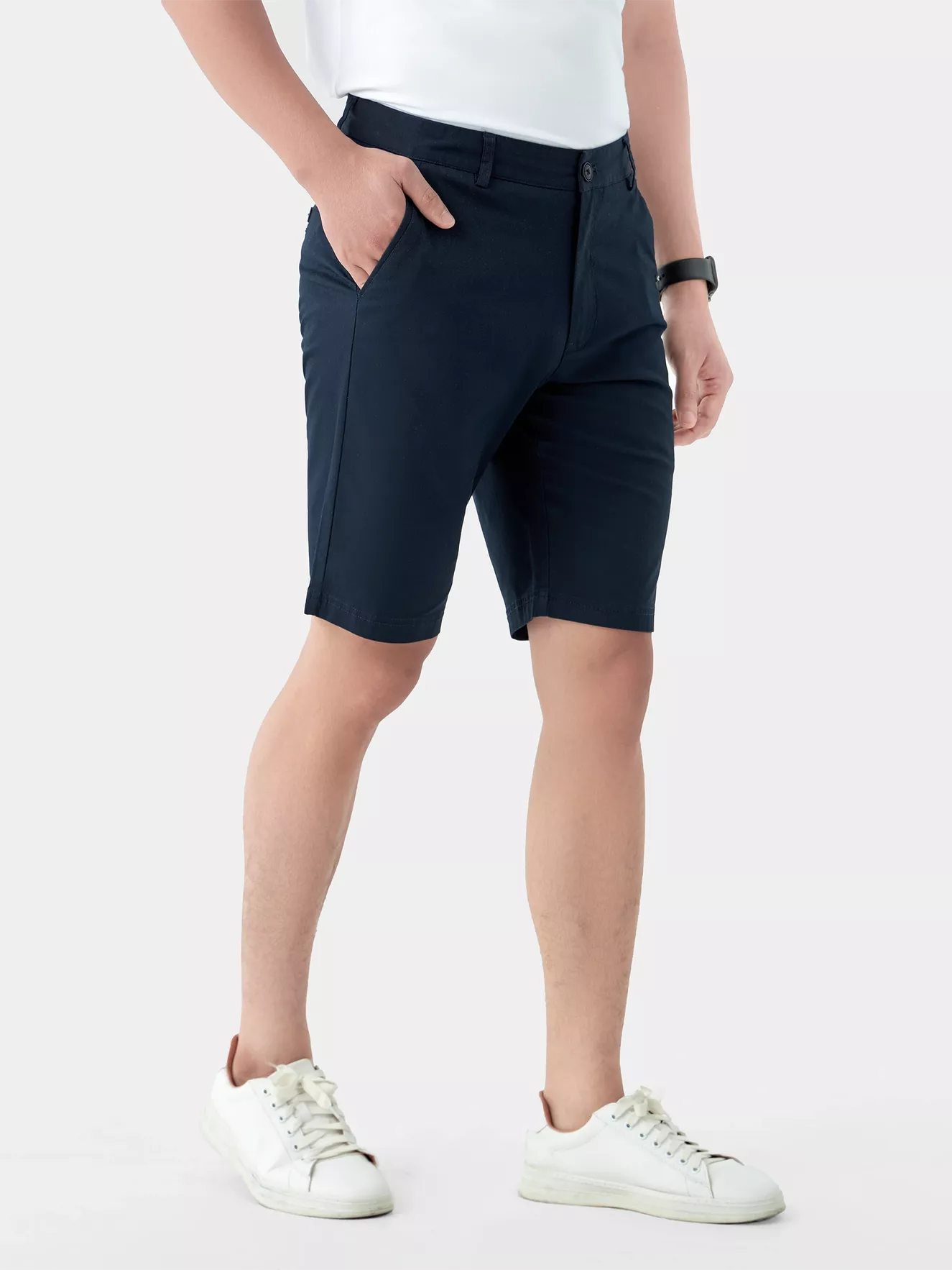 Quần Short Kaki Nam 5S Fashion Cạp Cúc QSK24005