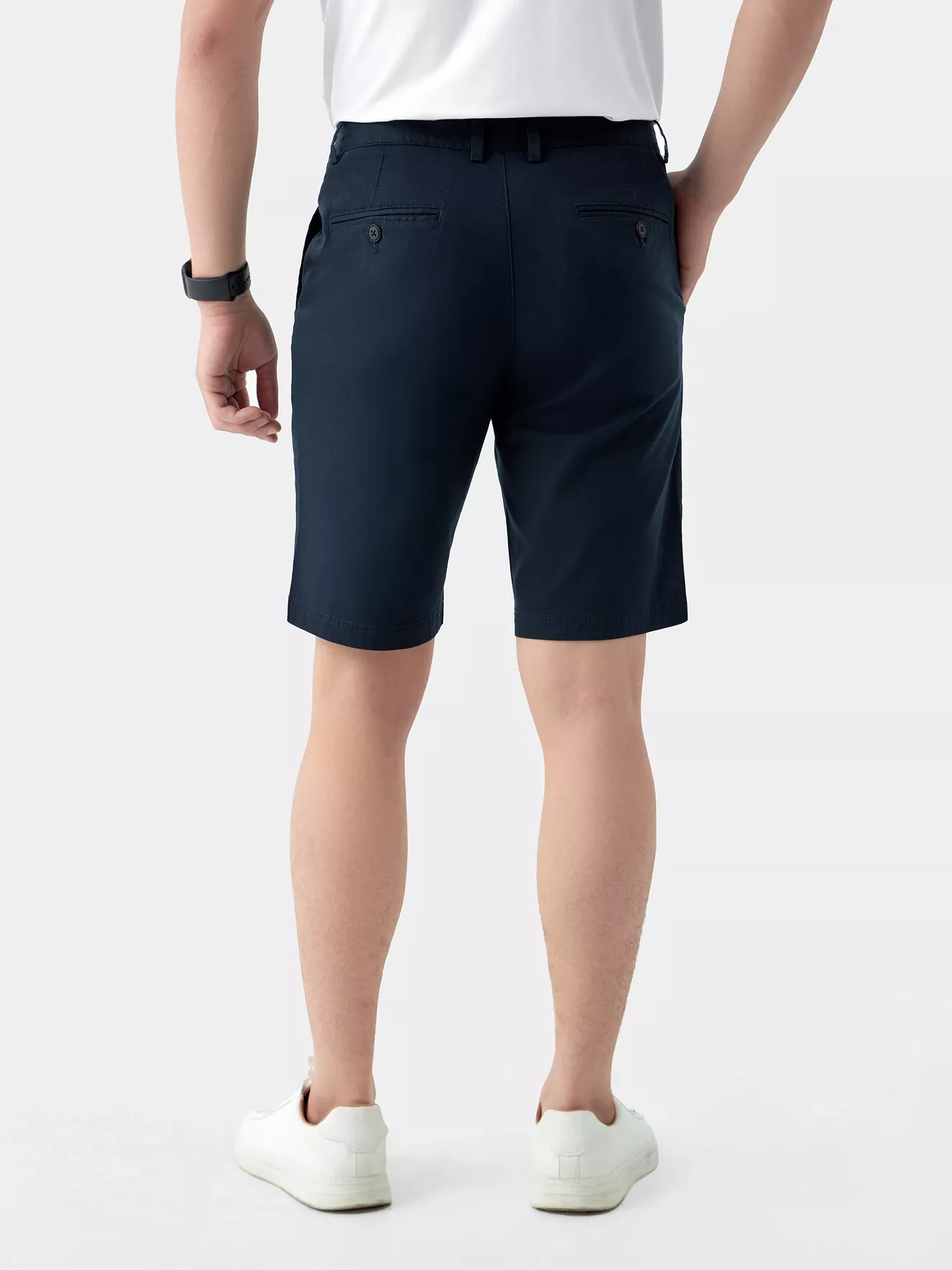 Quần Short Kaki Nam 5S Fashion Cạp Cúc QSK24005