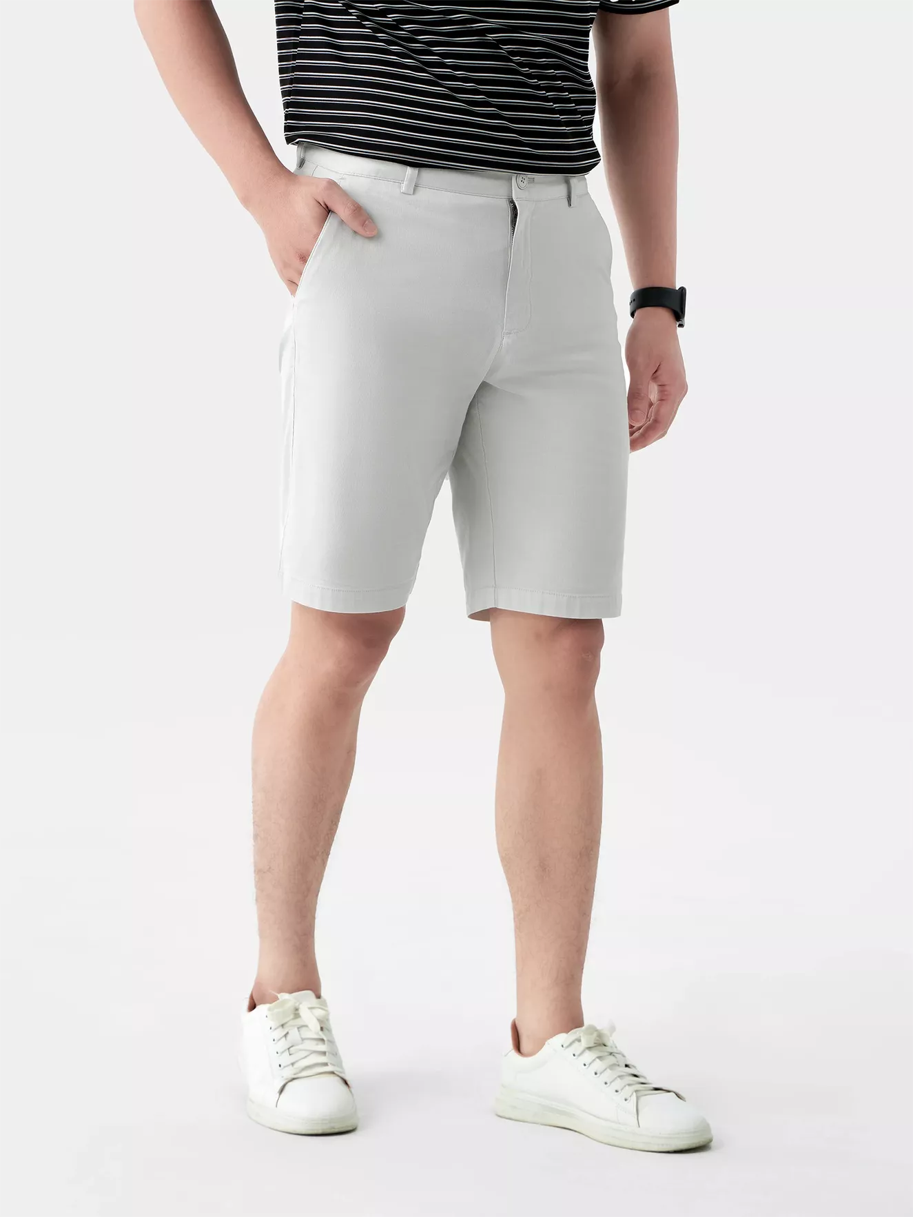 Quần Short Kaki Nam 5S Fashion Basic Regular QSK24003 