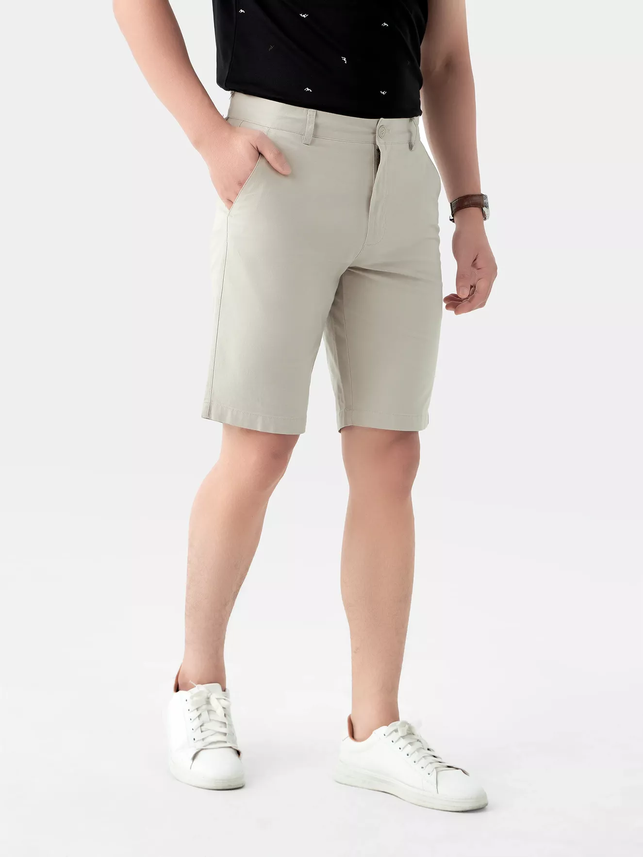Quần Short Kaki Nam 5S Fashion Cotton Slimfit QSK24006