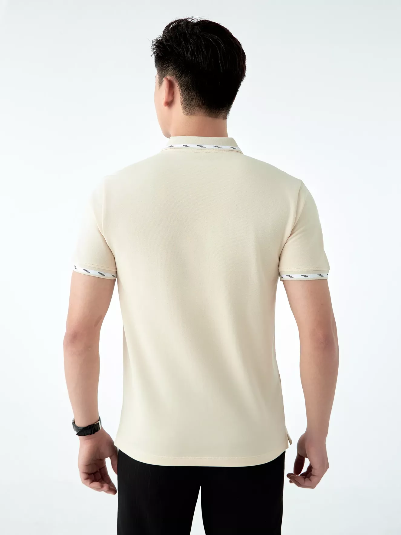 Áo Polo Nam 5S Fashion Bo Dệt Hiệu Ứng Slimfit APC24004