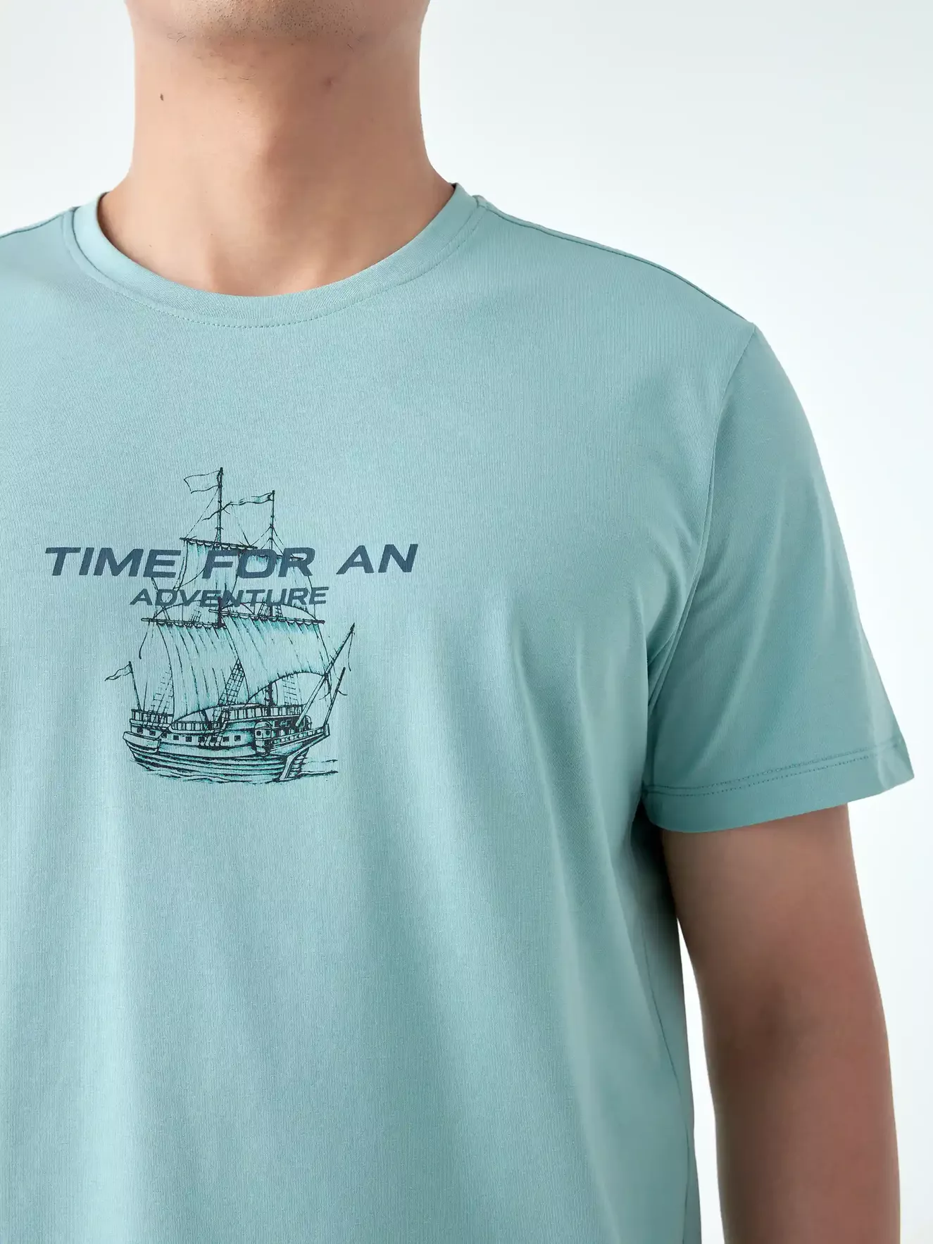 Áo Thun Nam Ngắn Tay 5S Fashion Cotton Casual ATS24026