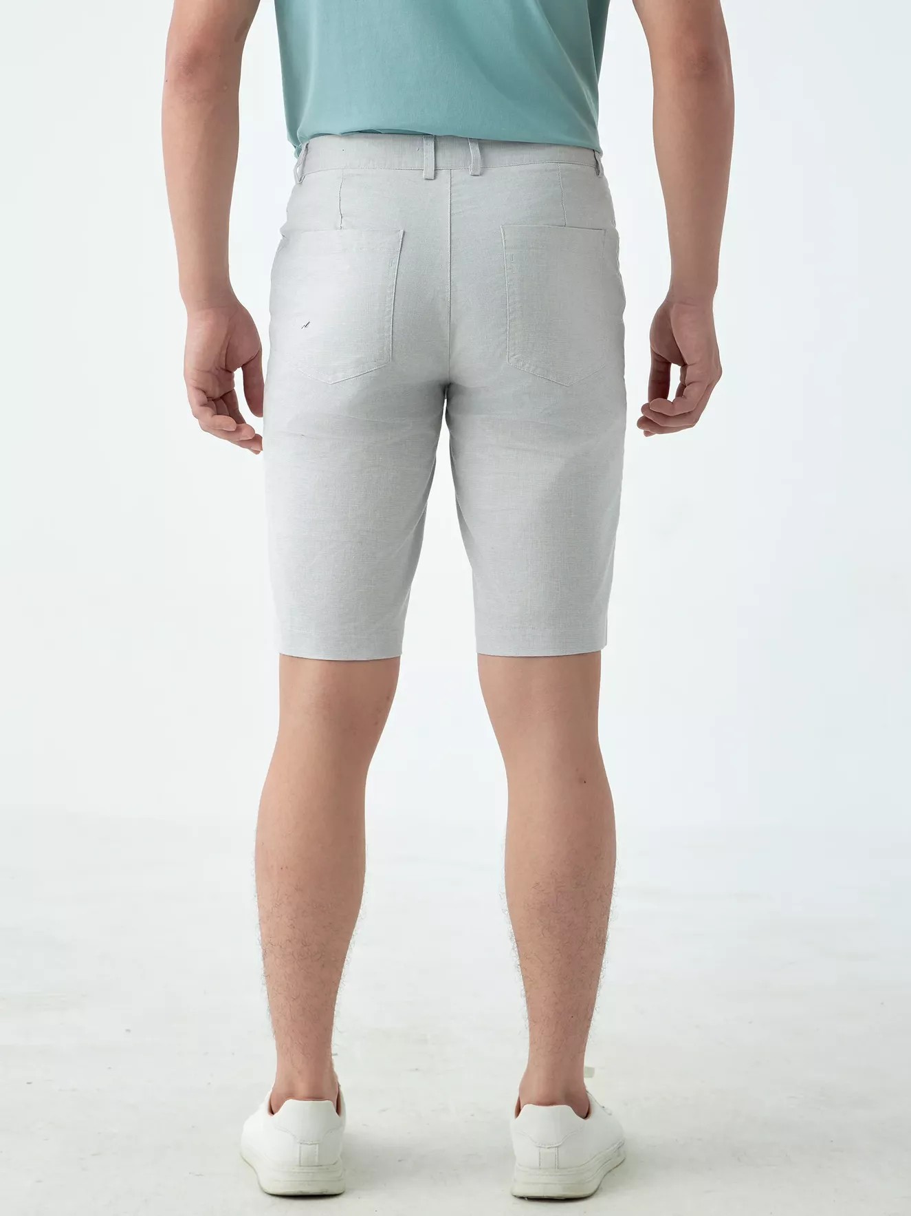 Quần Short Kaki Nam 5S Fashion Trơn Slimfit QSK24001