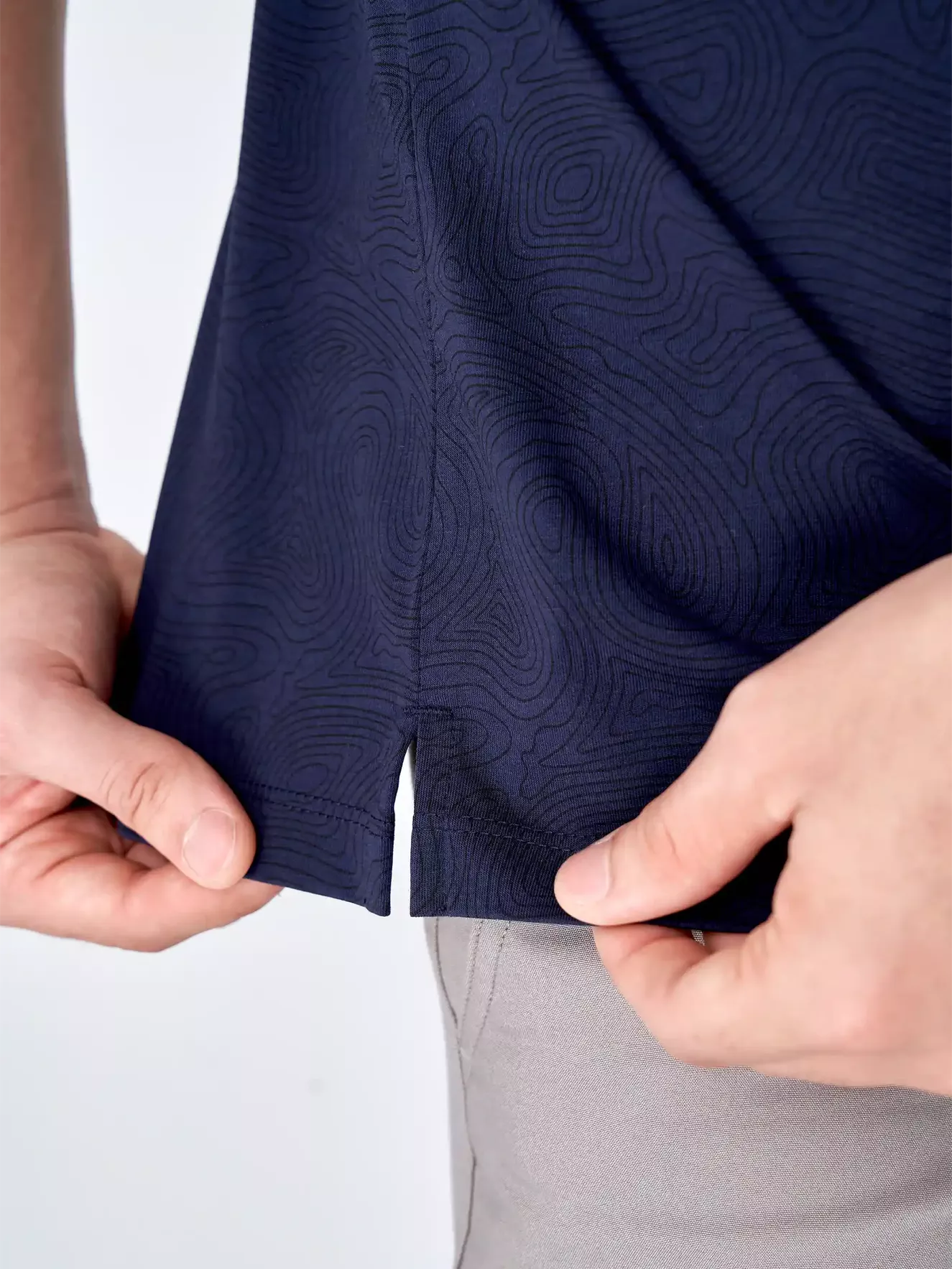 Áo Polo Nam 5S Fashion Dệt Họa Tiết Phom Casual APC24048