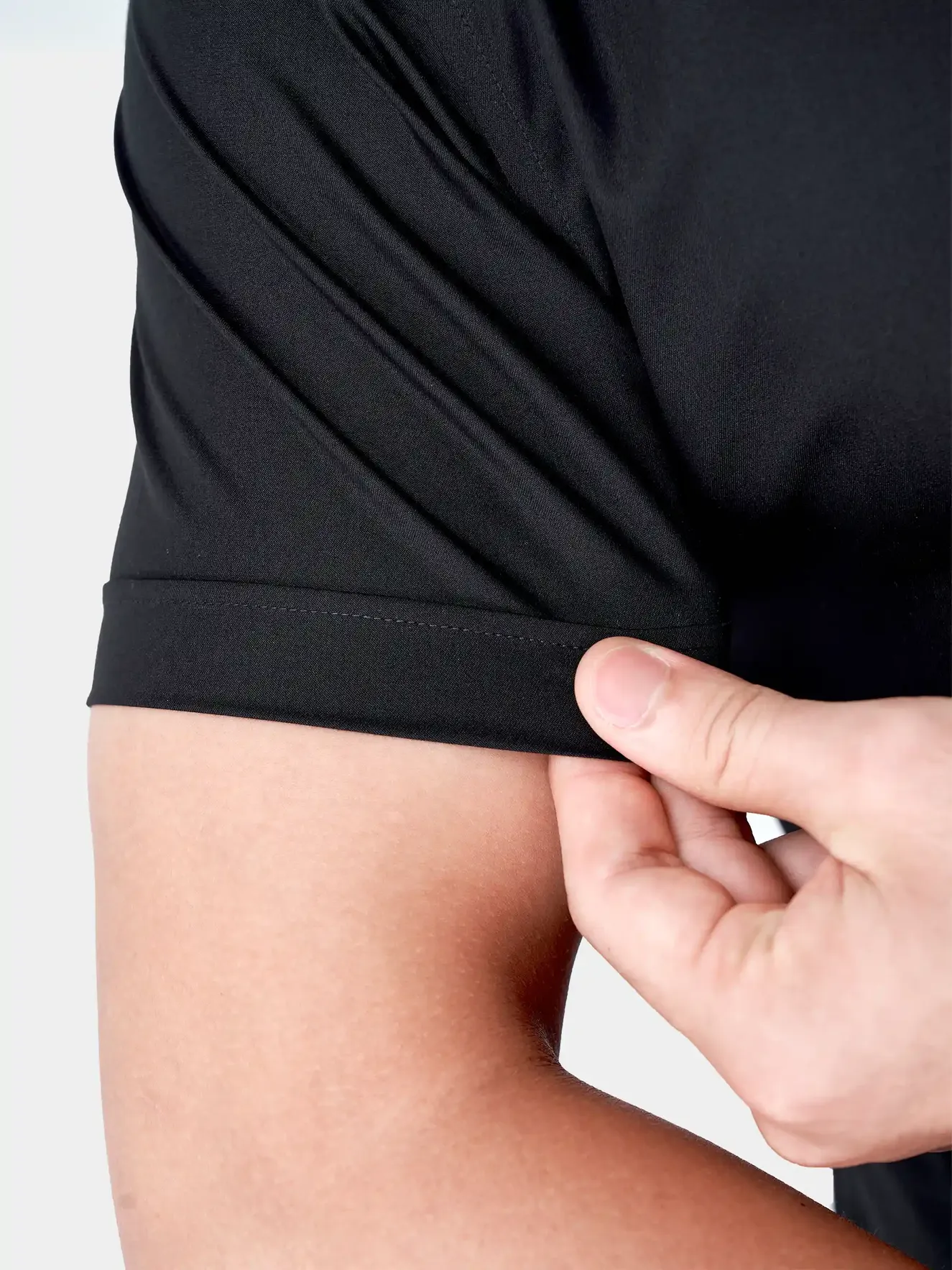 Áo Sơ Mi Nam Ngắn Tay 5S Fashion Màu Đen ASC24006