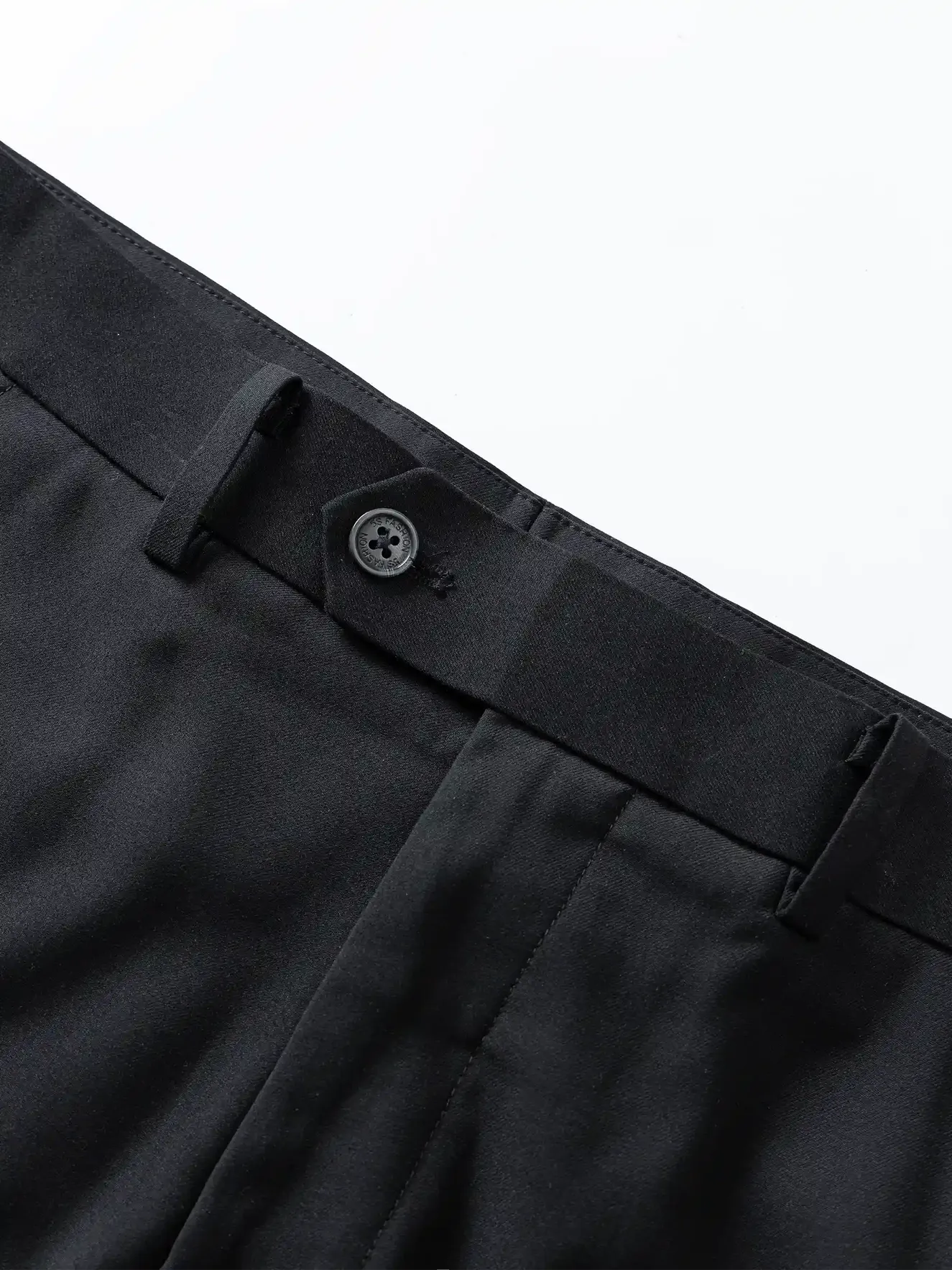 Quần Tây Nam 5S Fashion Trơn Màu Đen Slimfit QAU24163