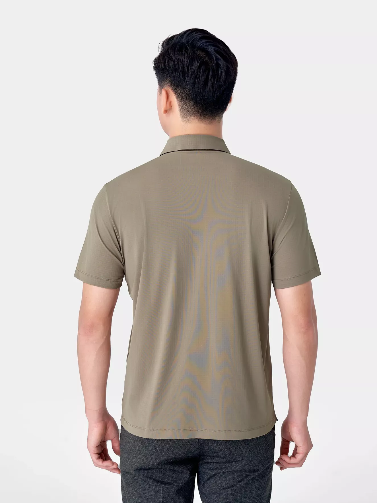 Áo Polo Nam Sport 5S Fashion Phom Classic Dệt Kẻ Ô APC24063