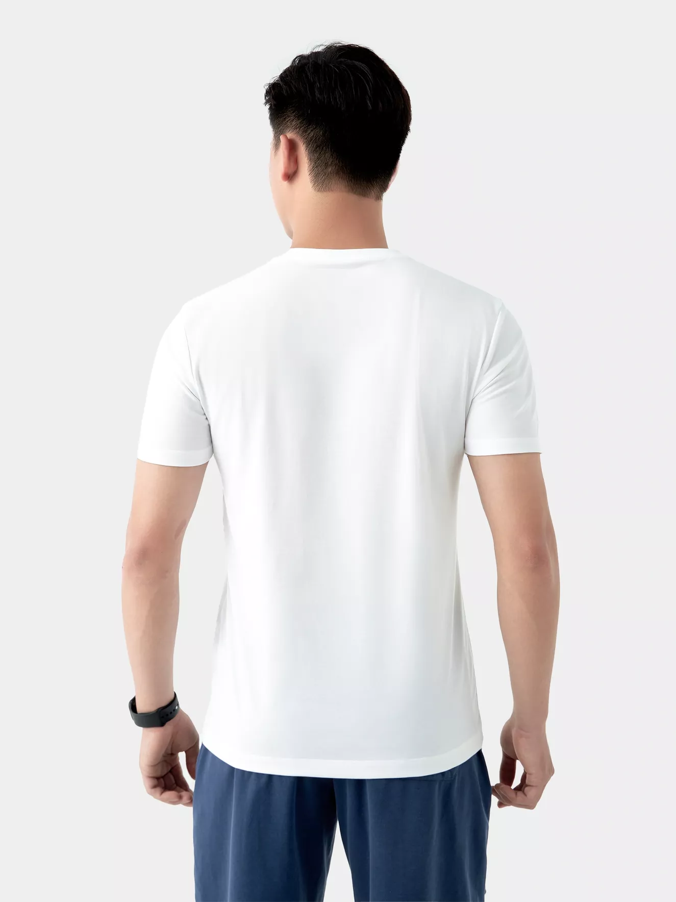 Áo Thun Nam Ngắn Tay 5S Fashion Can Phối Slimfit ATS24018