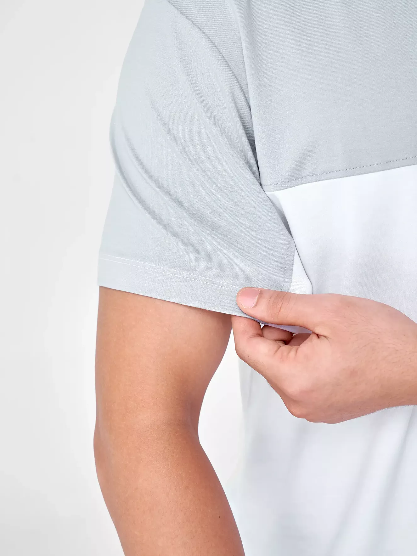 Áo Thun Nam Ngắn Tay 5S Fashion Can Phối Phom Casual ATS24014