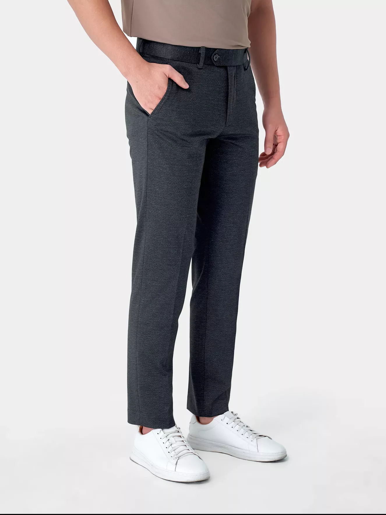 Quần Tây Nam 5S Fashion Melange Regular QAU24013