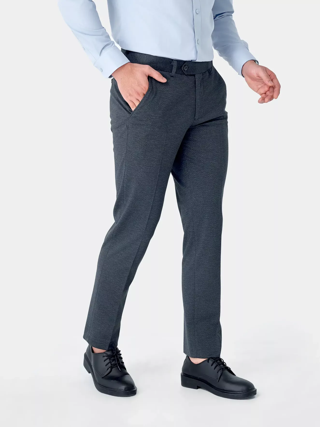 Quần Tây Nam 5S Fashion Melange Regular QAU24013