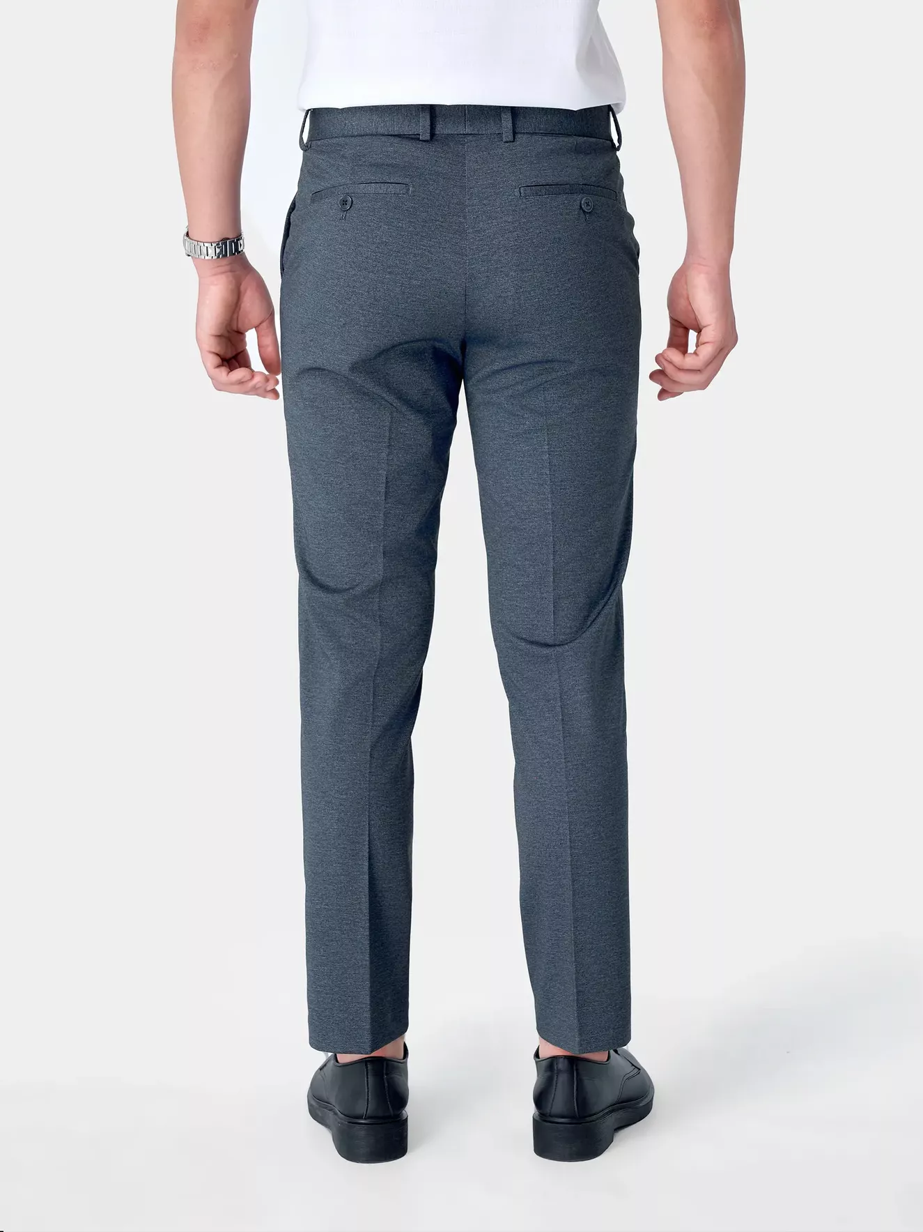 Quần Tây Nam 5S Fashion Melange Phom Regular QAU24012