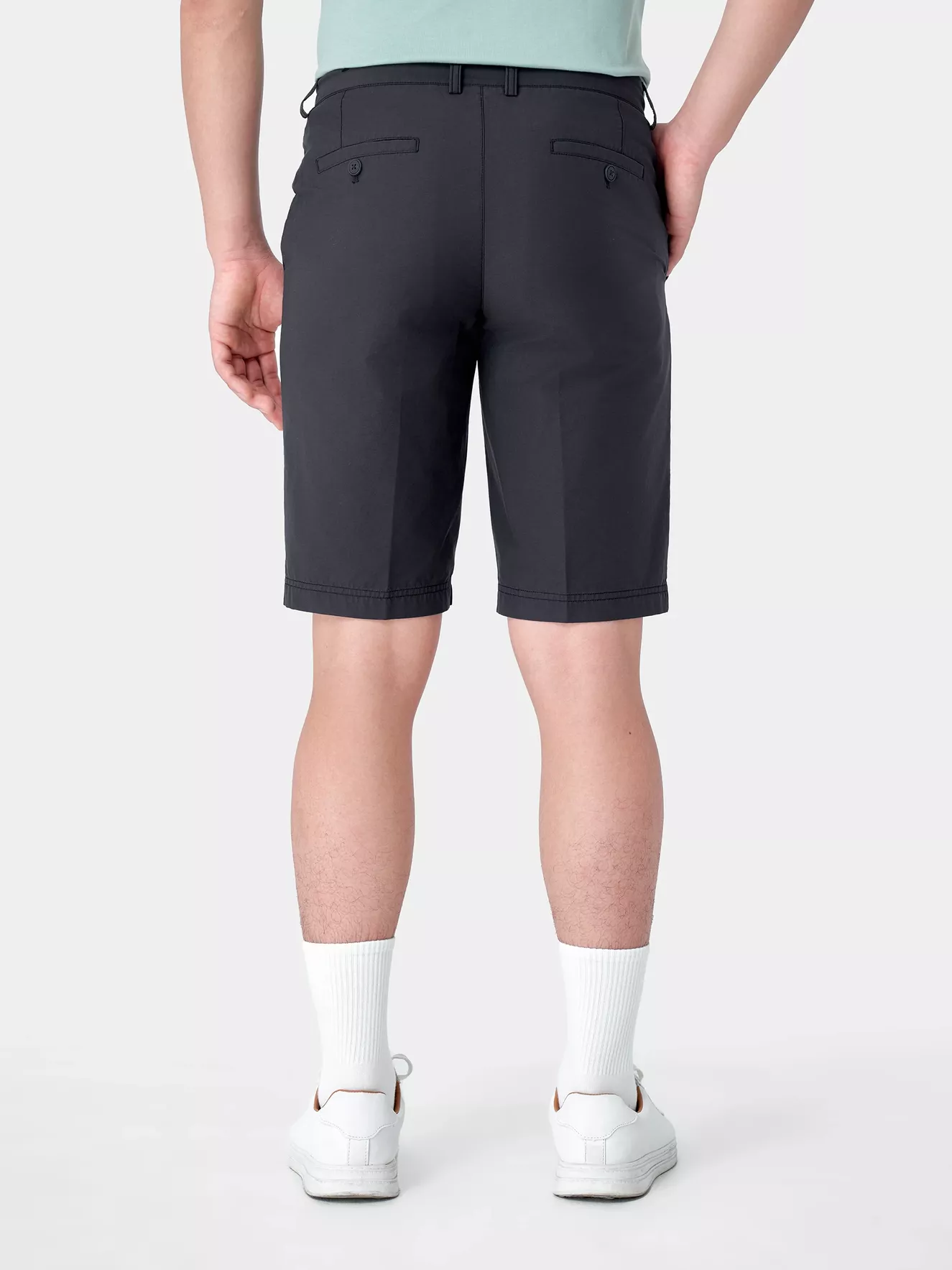 Quần Short Kaki Nam 5S Fashion Trơn Slimfit QSK24004