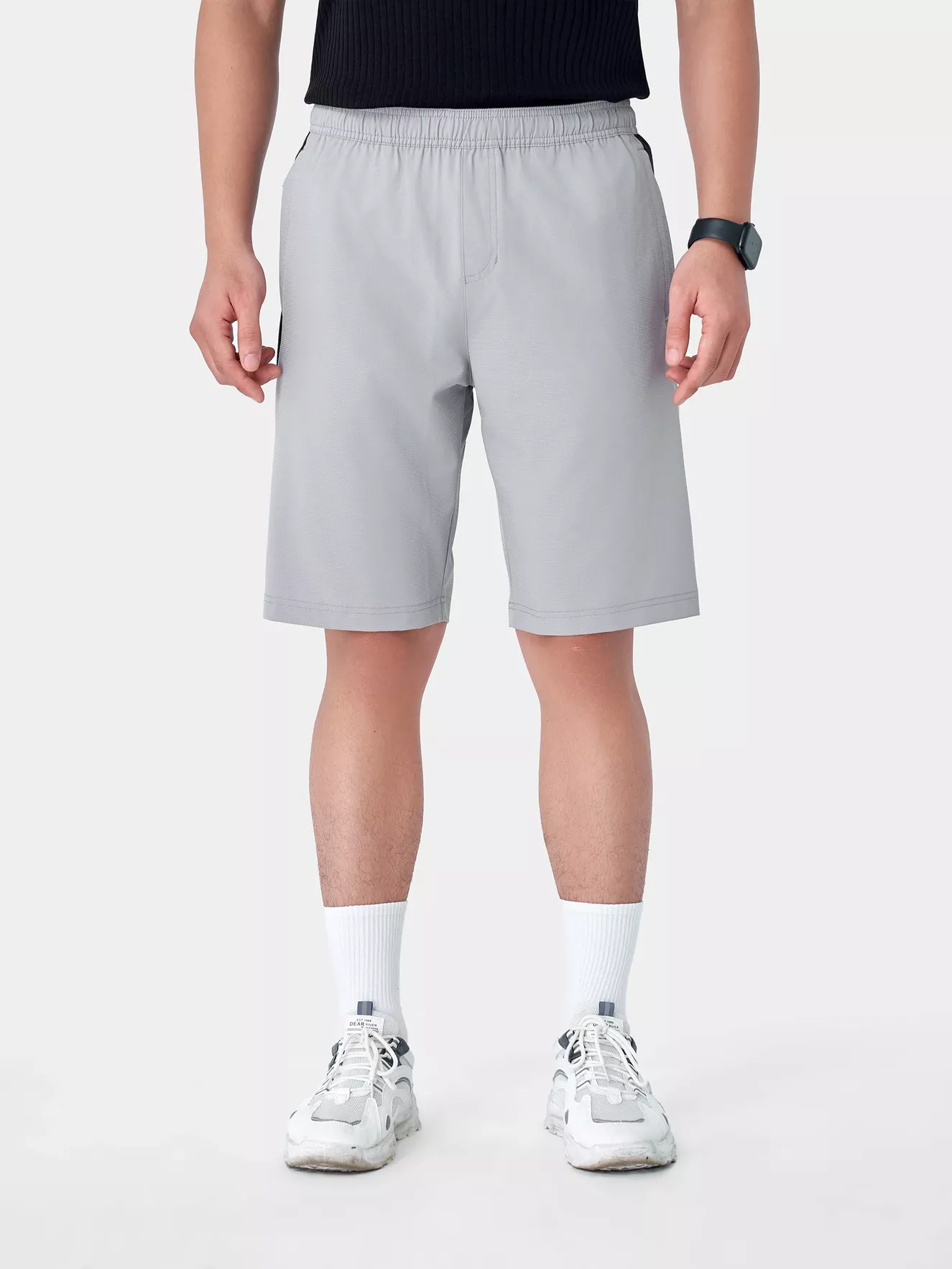 Quần Short Thể Thao Nam Cạp Chun Can Phối Regular QST24001