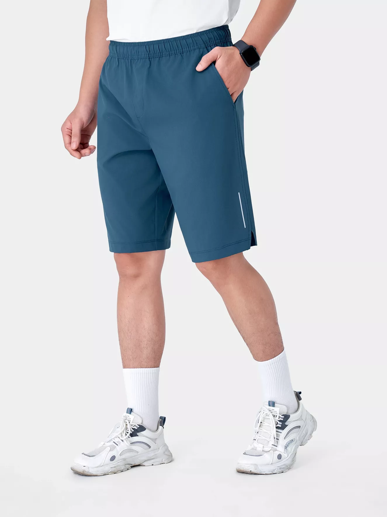 Quần Short Thể Thao Nam 5S Fashion Phom Regular Trơn QST24002