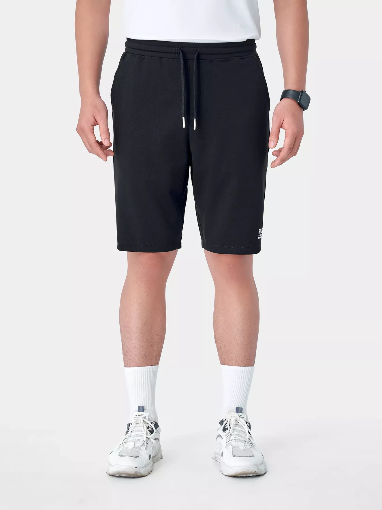 Quần Short Casual Nam 5S Fashion Phom Slimfit In Chữ QSC24008