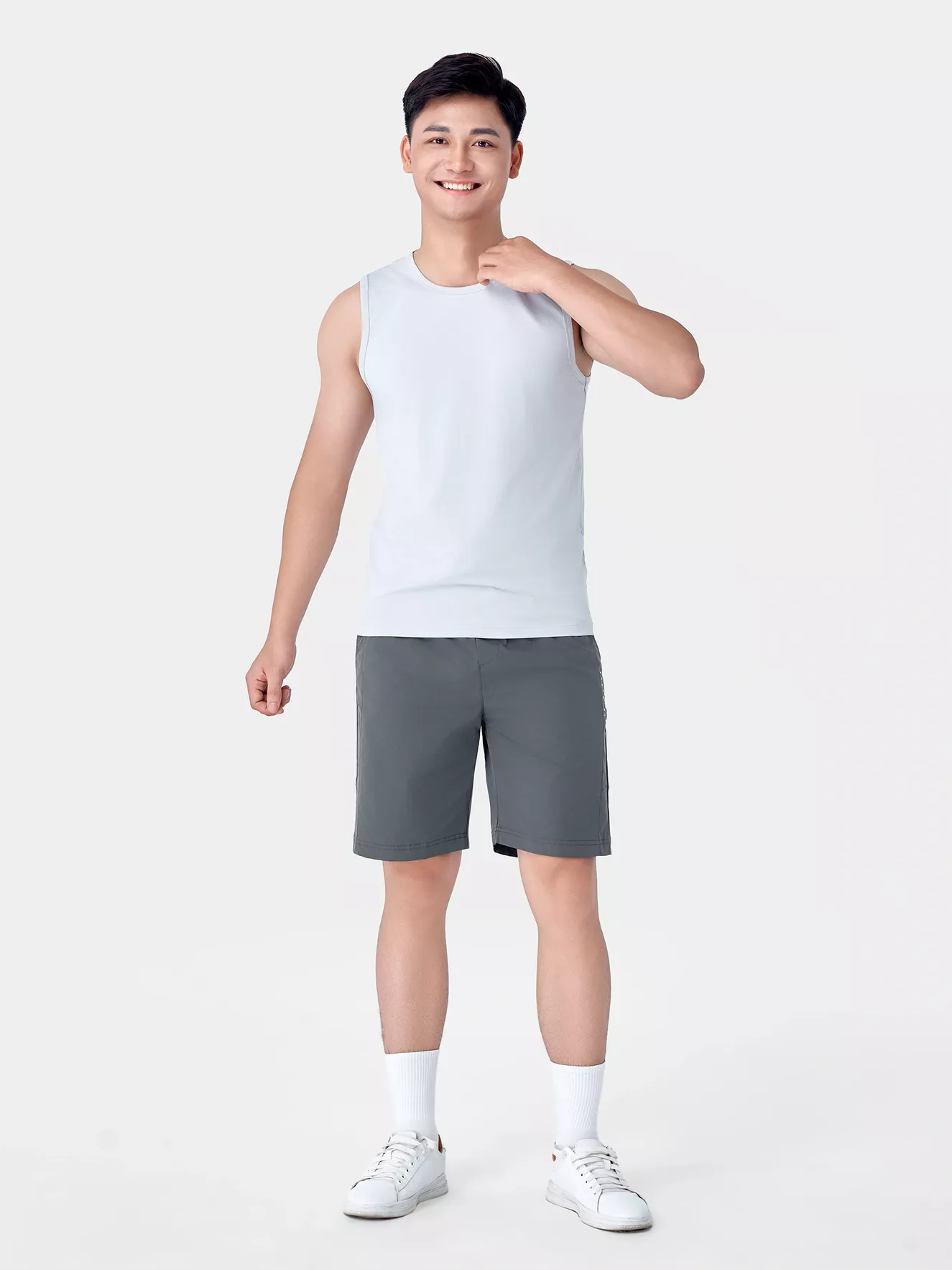 Áo Sát Nách Nam 5S Fashion Cotton Slimfit ASN24008