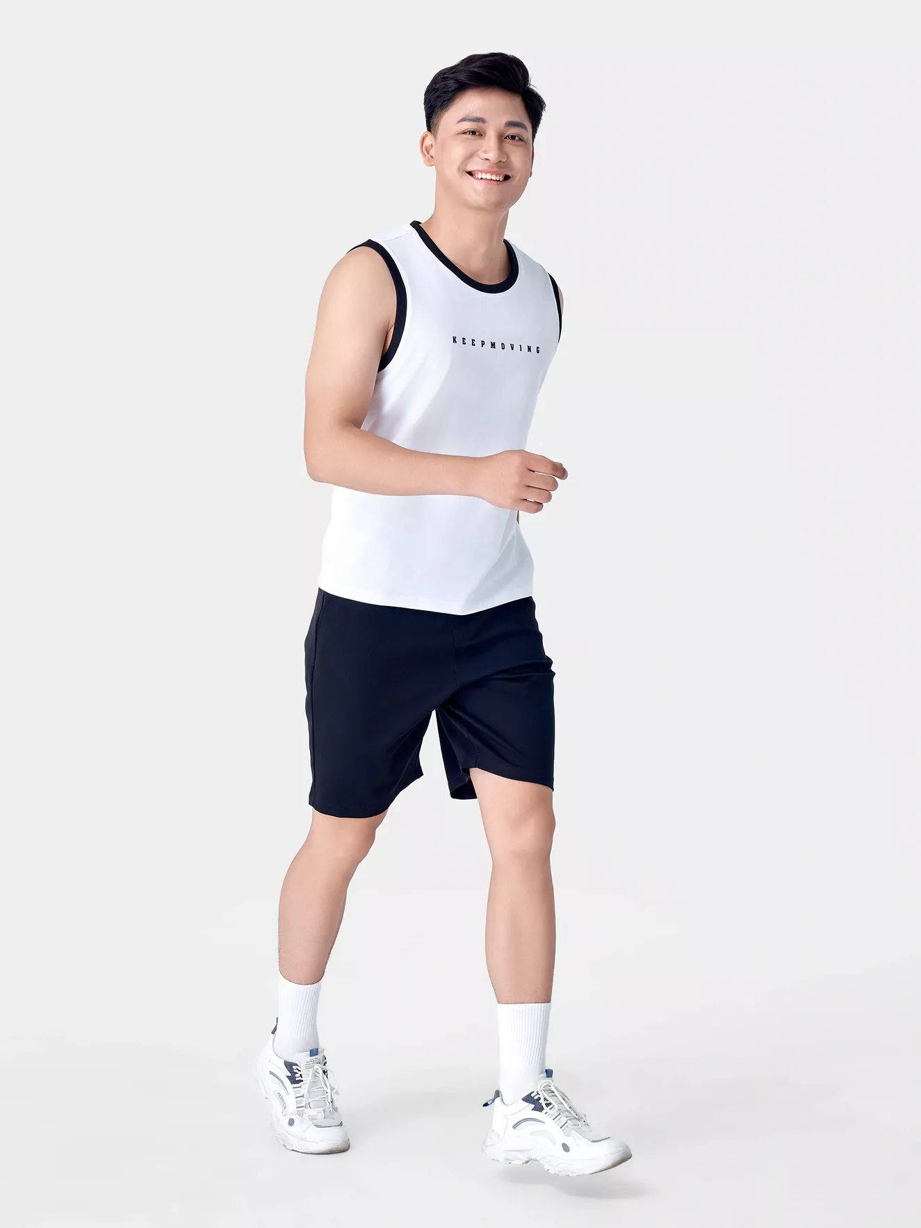 Áo Sát Nách Nam 5S Fashion In Chữ Regular ASN24005