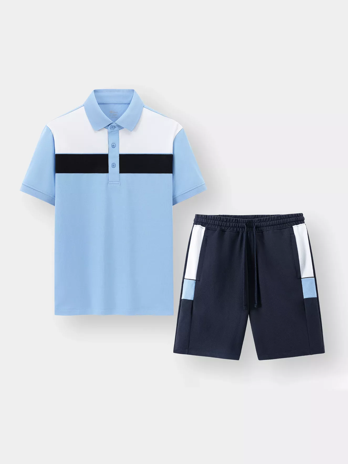 Quần Áo Nam 5S Fashion Kẻ Ngang Ngực Slimfit BAPC24004-BQST24004