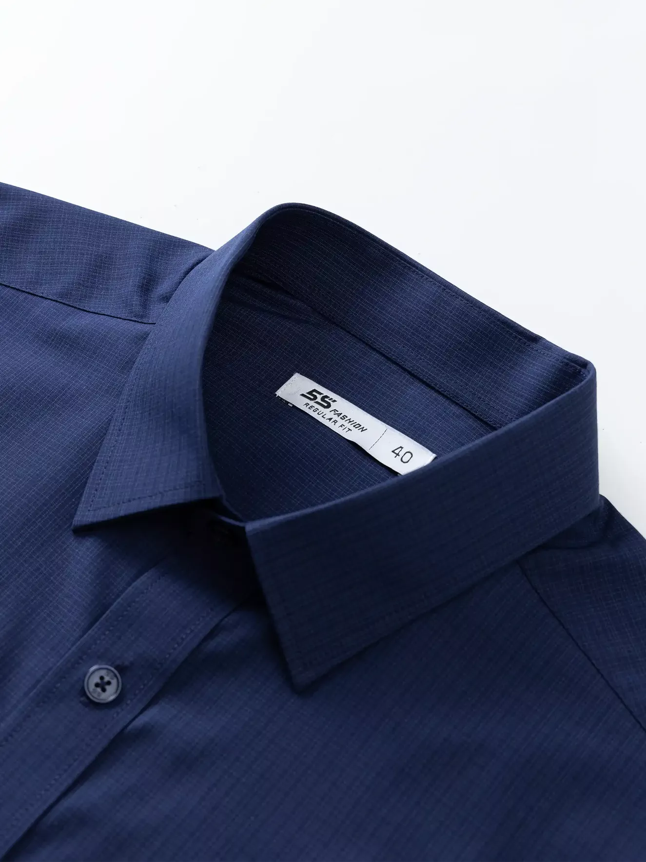 Áo Sơ Mi Nam Ngắn Tay 5S Fashion Dệt Kẻ Ô Regular ASC24036