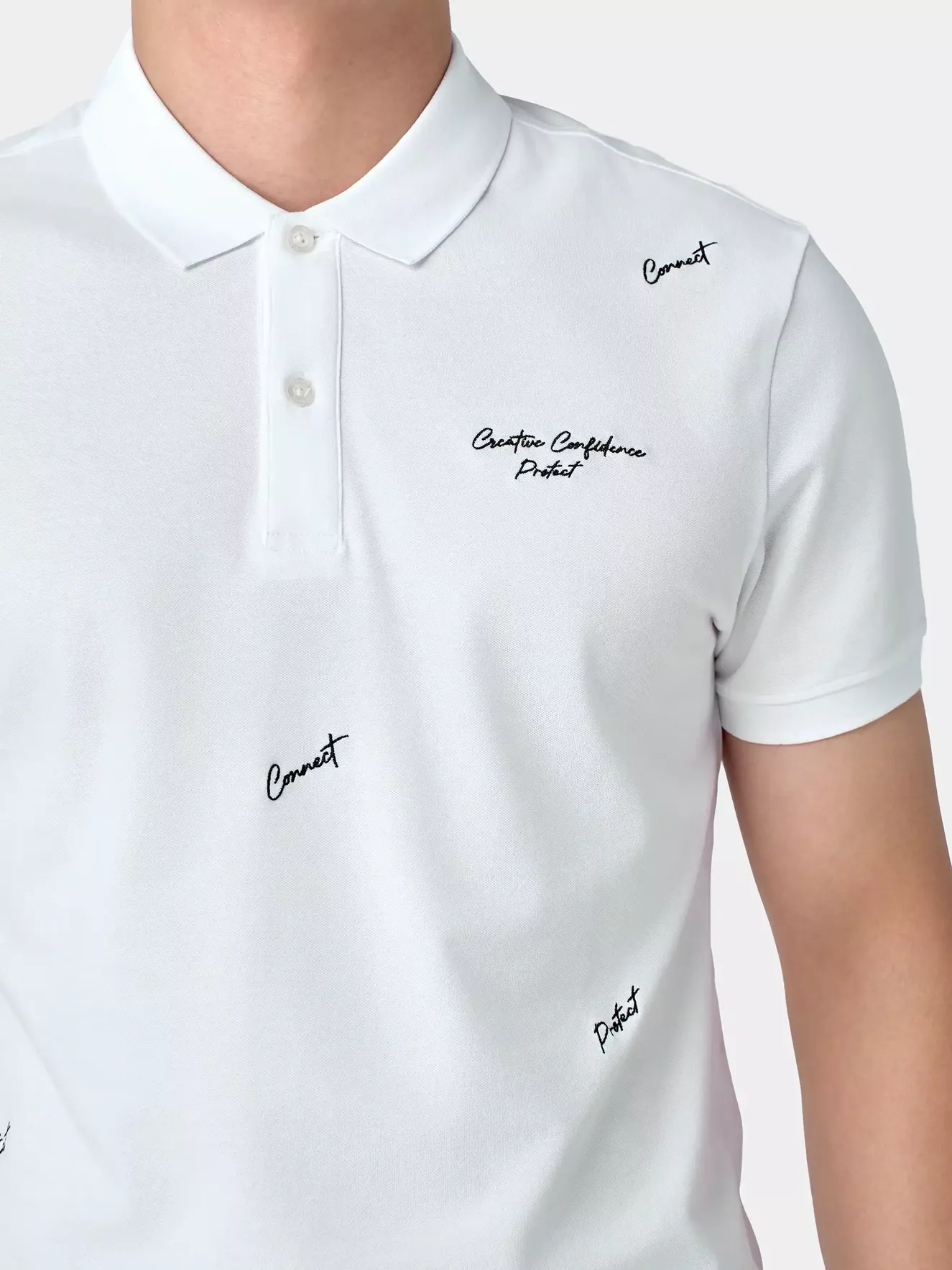 Áo Polo Nam 5S Fashion Thêu Họa Tiết Slimfit APC24049