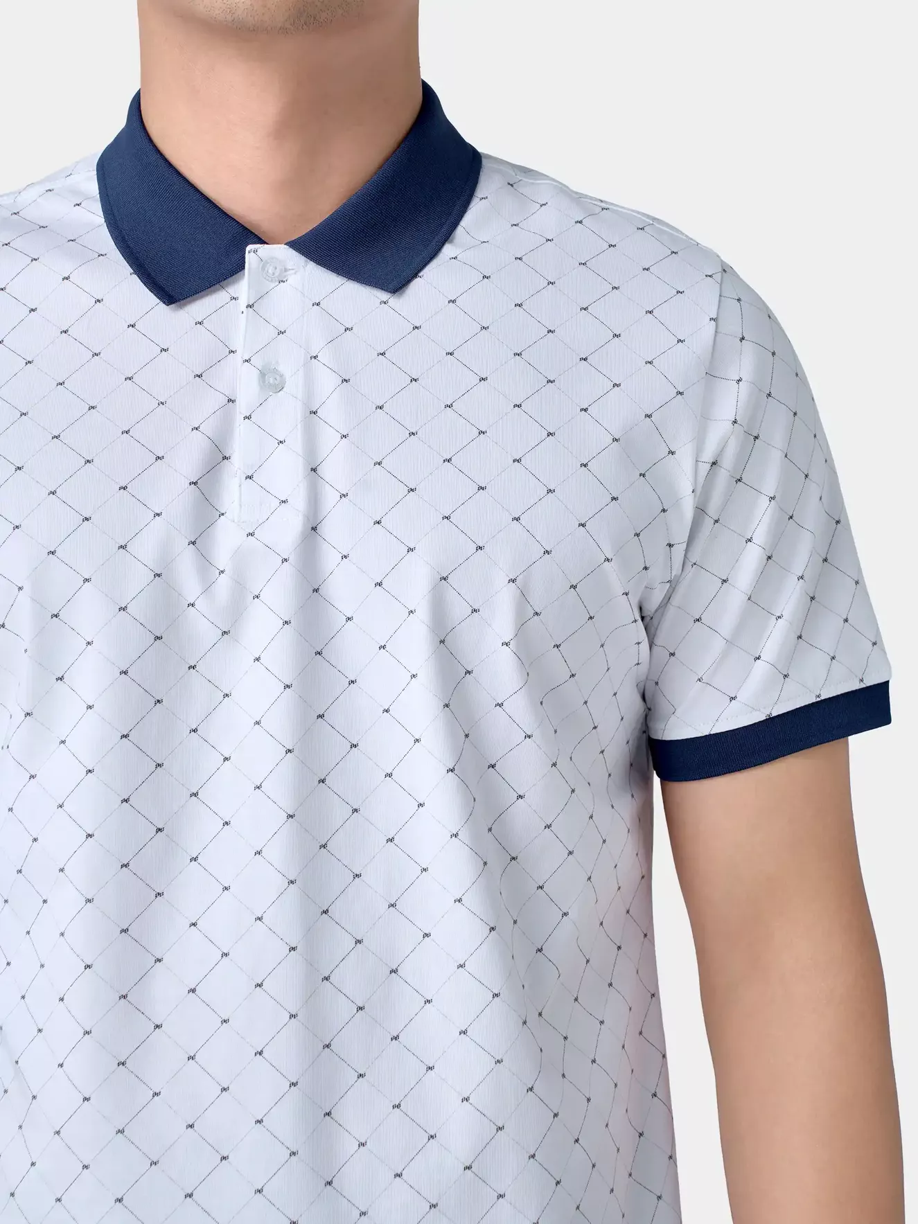 Áo Polo Nam 5S Fashion Họa Tiết Monogram Casual APC24047